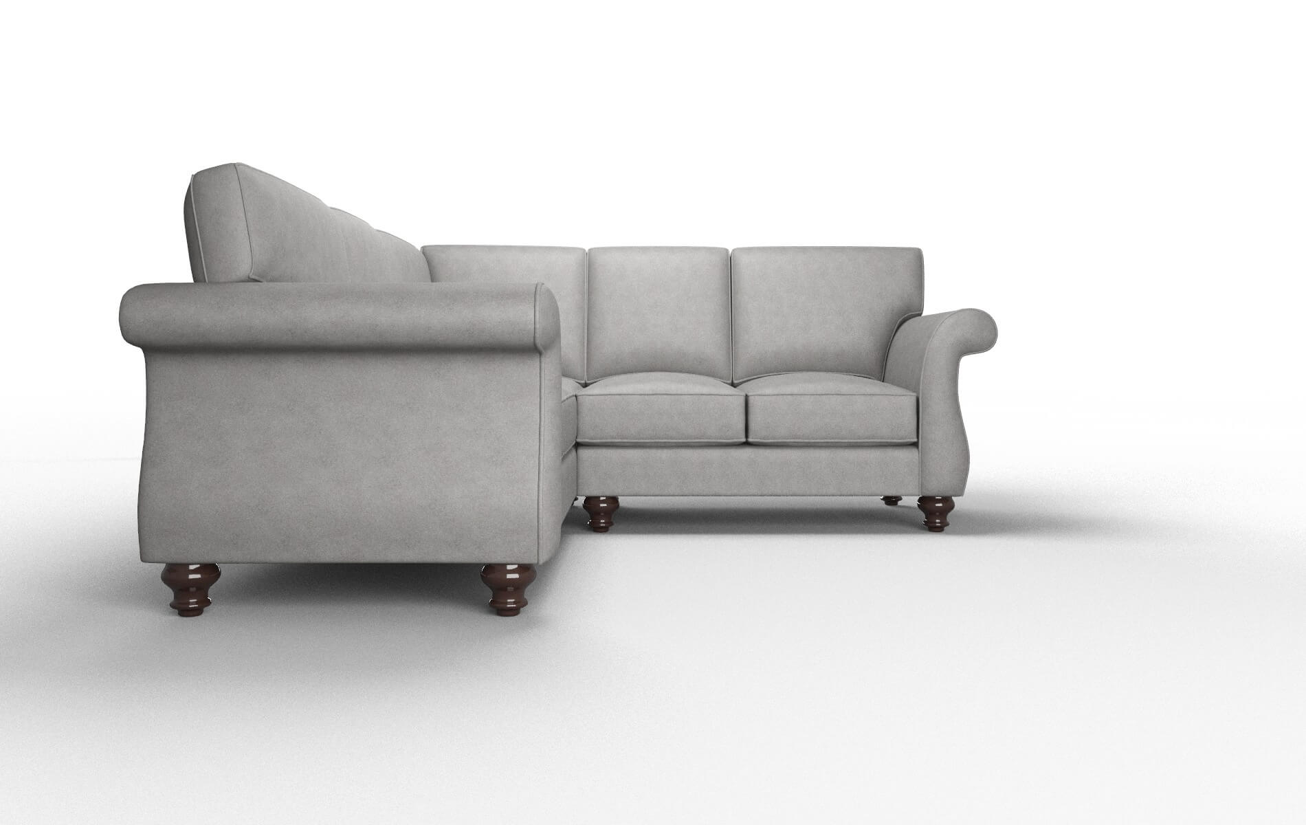 Pisa Dream_d Charcoal Sectional espresso legs 2