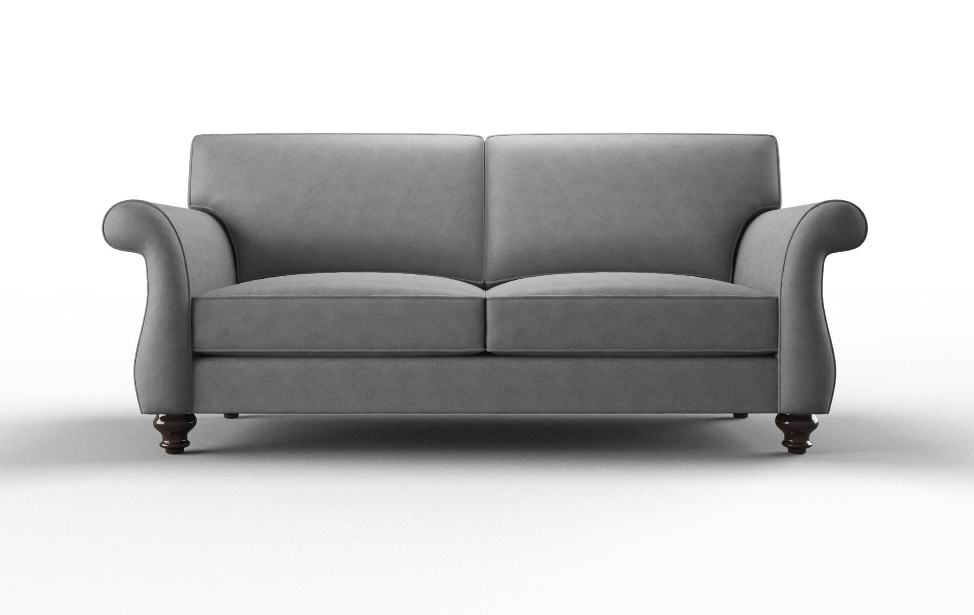 Pisa Dream_d Charcoal Sofa espresso legs 1