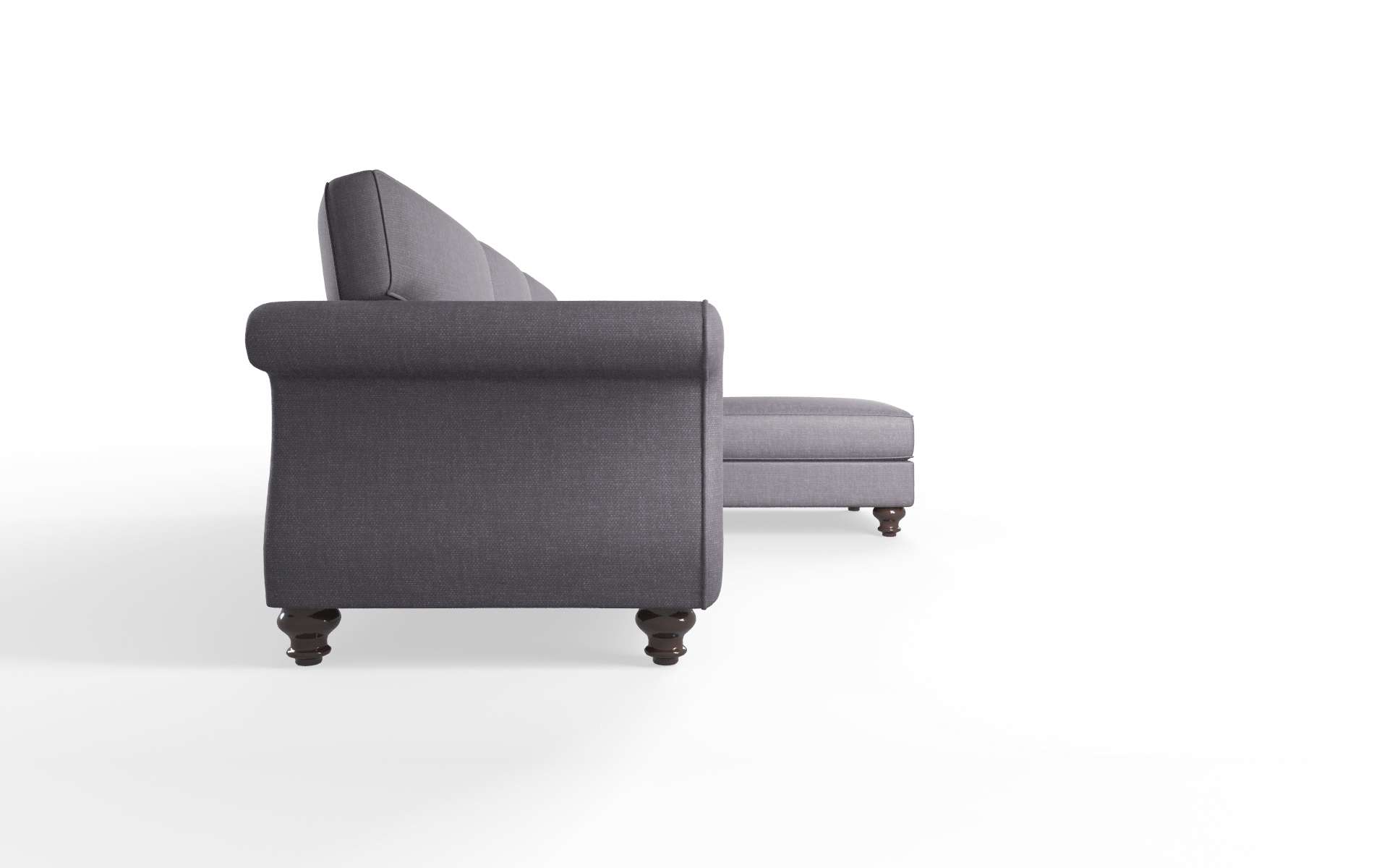 Pisa Durham Ink Panel espresso legs 3