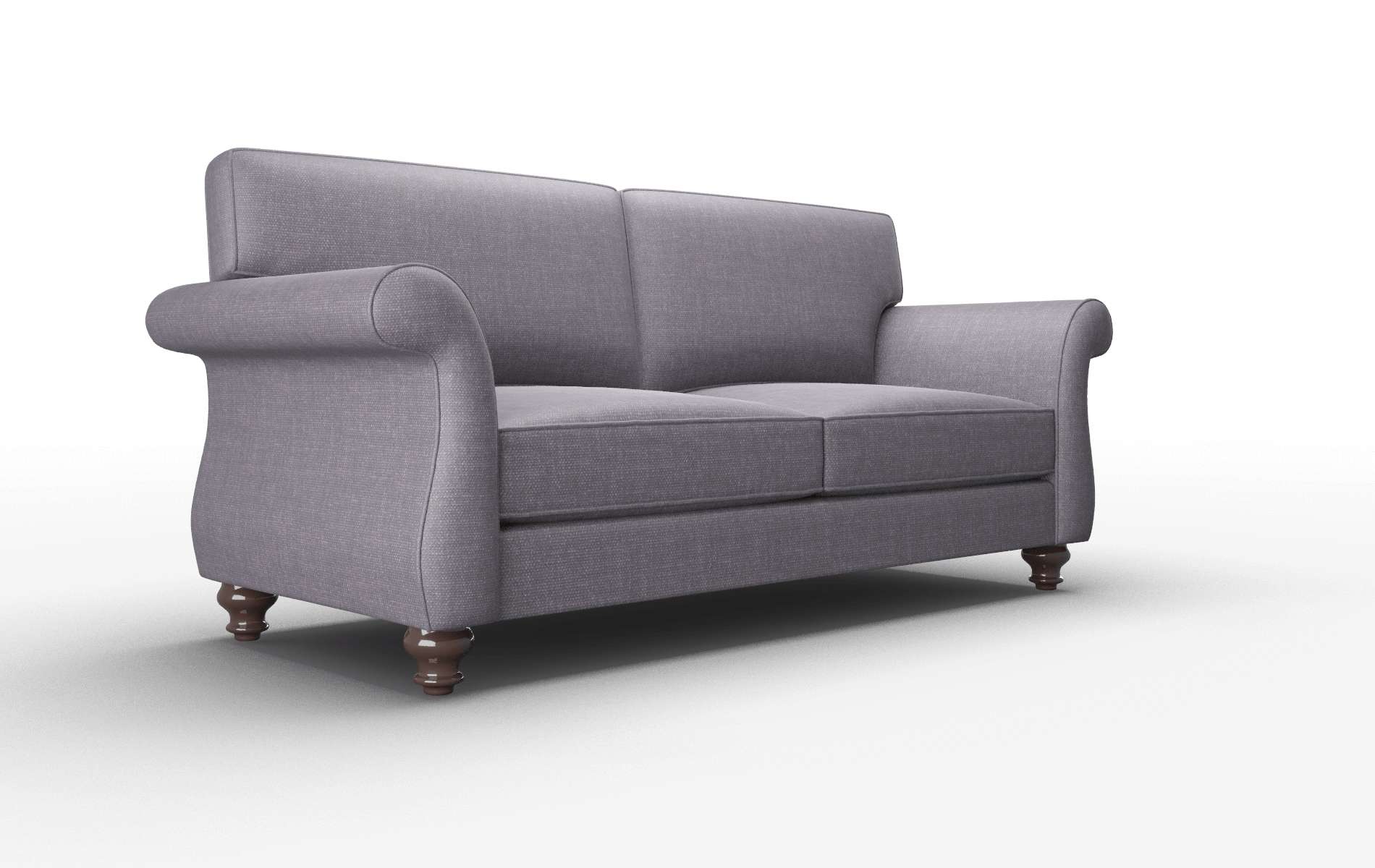Pisa Durham Ink Sofa espresso legs 2