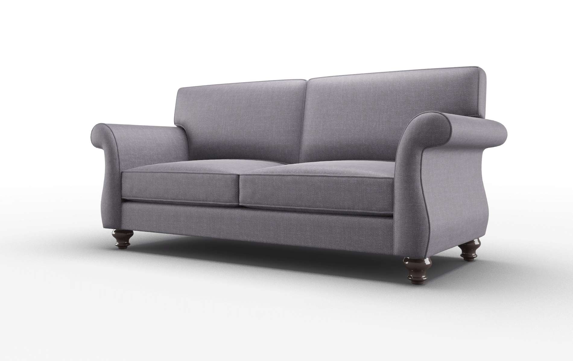 Pisa Durham Ink Sofa espresso legs 4