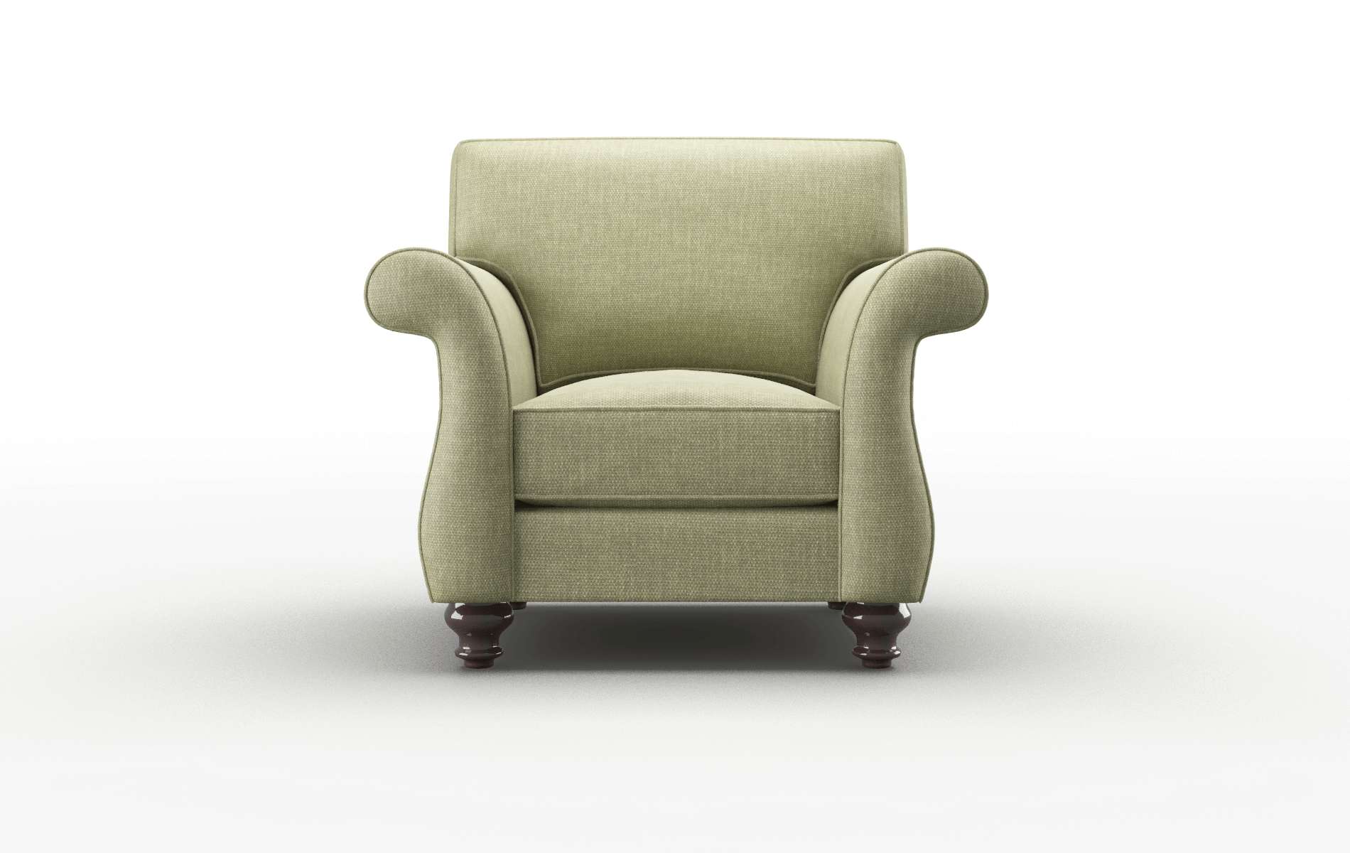 Pisa Durham Lime Chair espresso legs 1