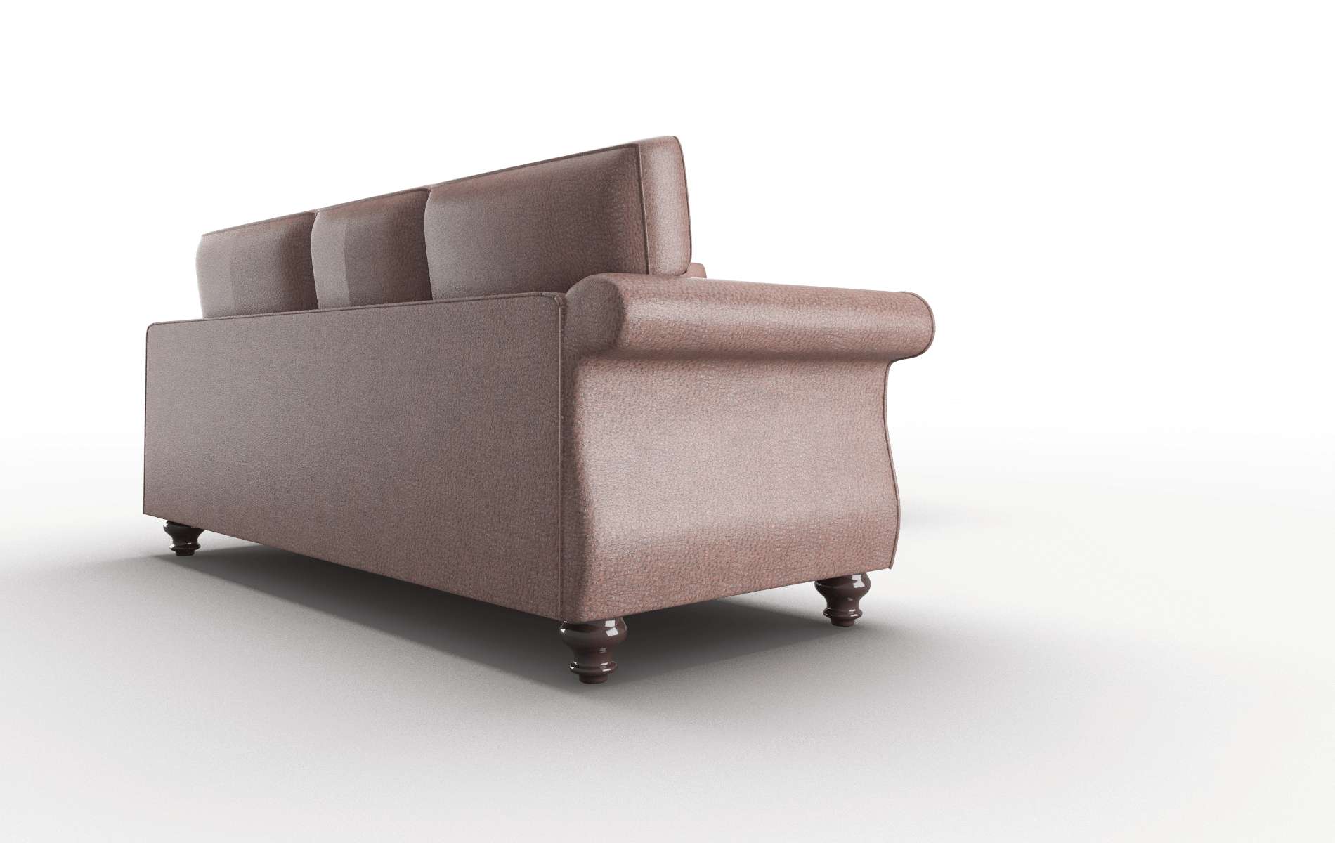 Pisa Ford Brown Sectional espresso legs 3