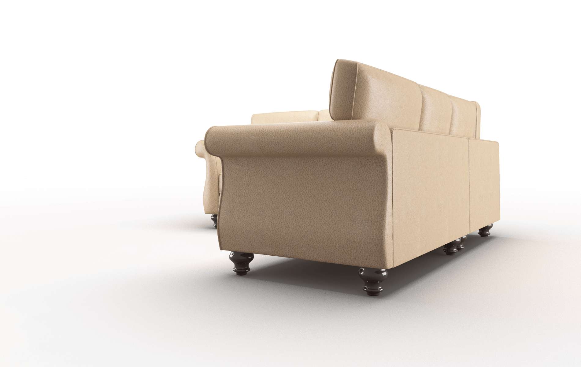 Pisa Ford Dune Sectional espresso legs 4