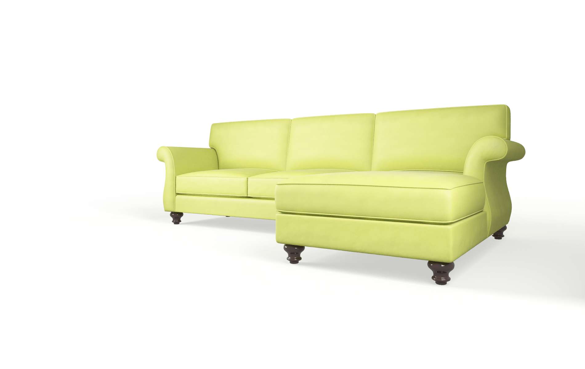 Pisa Hathaway Apple Panel espresso legs 4