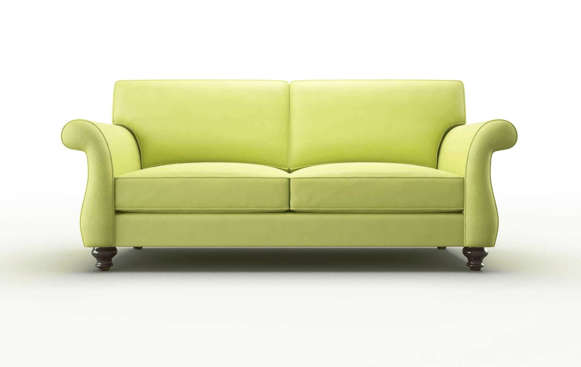 Pisa Hathaway apple Sofa Espresso Legs  1