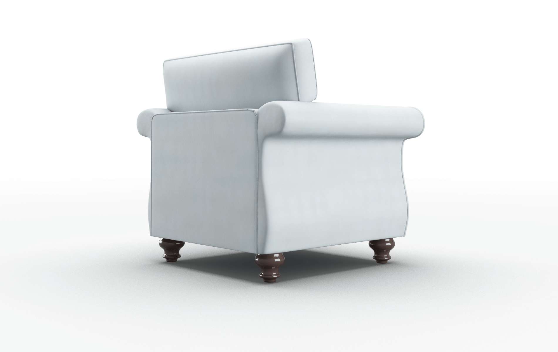 Pisa Hathaway Aqua Chair espresso legs 5