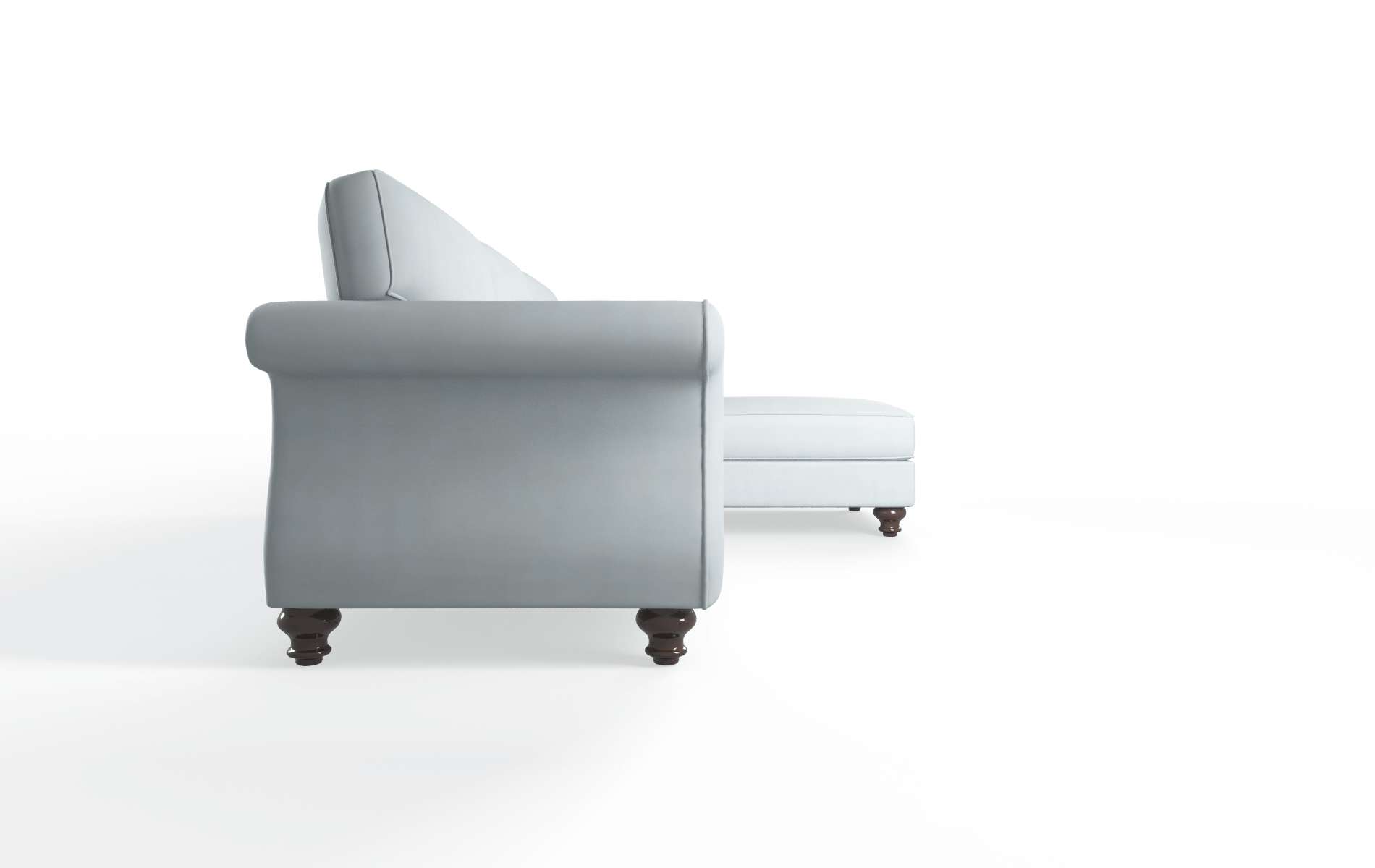 Pisa Hathaway Aqua Panel espresso legs 3