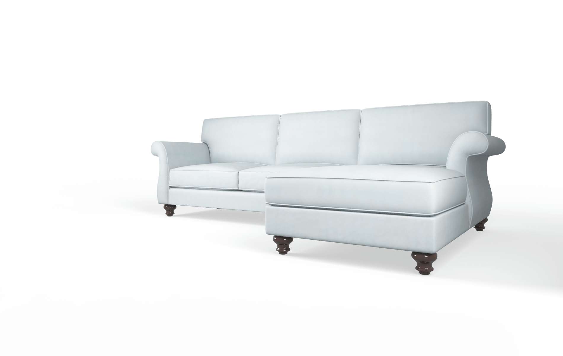 Pisa Hathaway Aqua Panel espresso legs 4