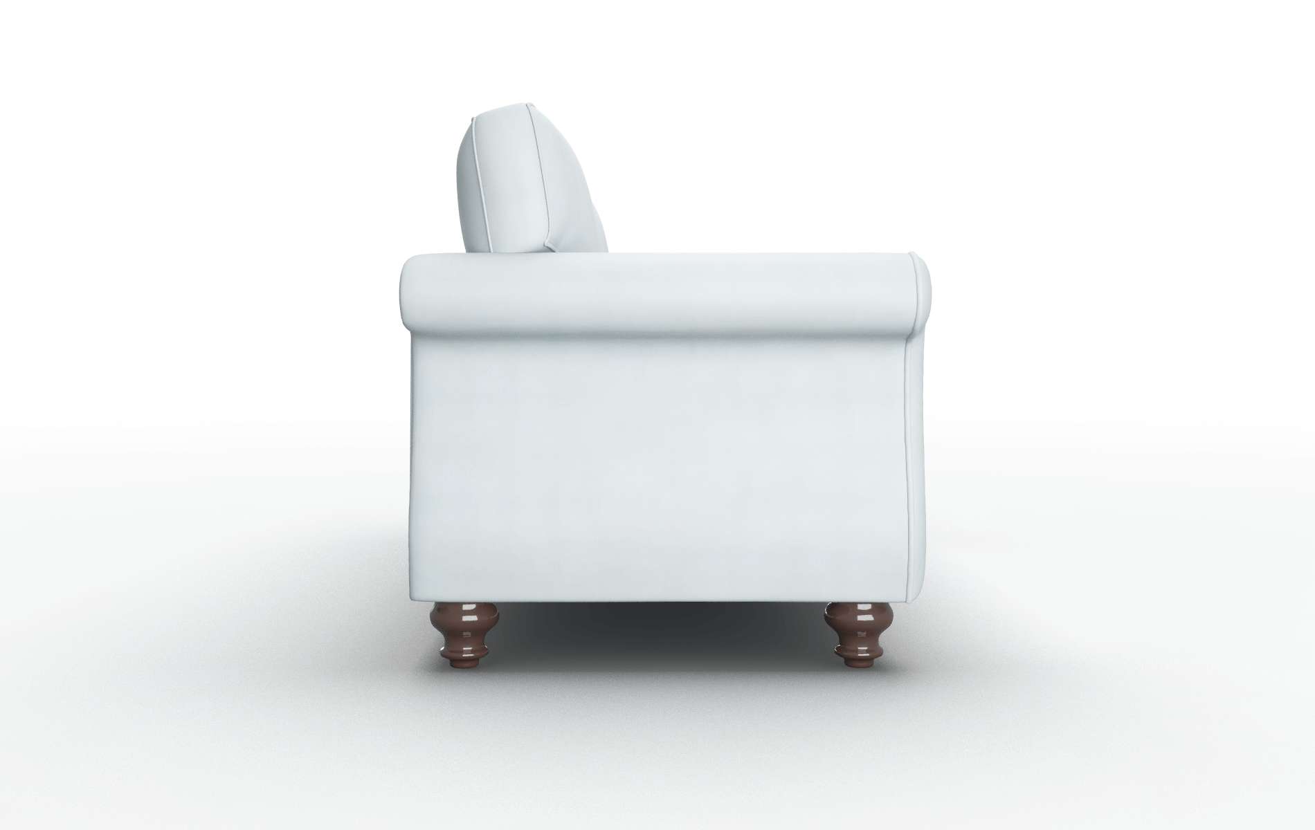 Pisa Hathaway Aqua Sofa espresso legs 3