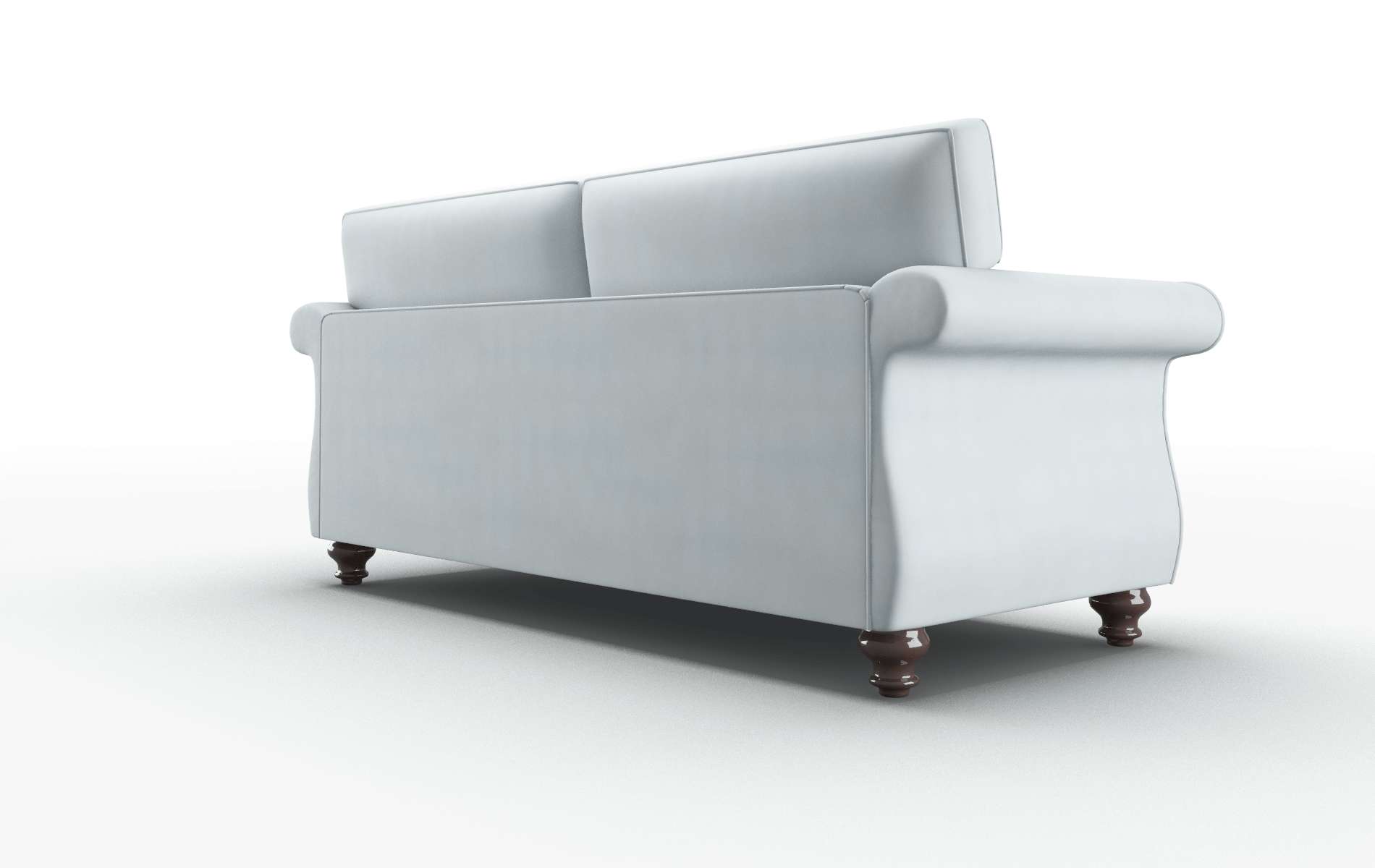 Pisa Hathaway Aqua Sofa espresso legs 5