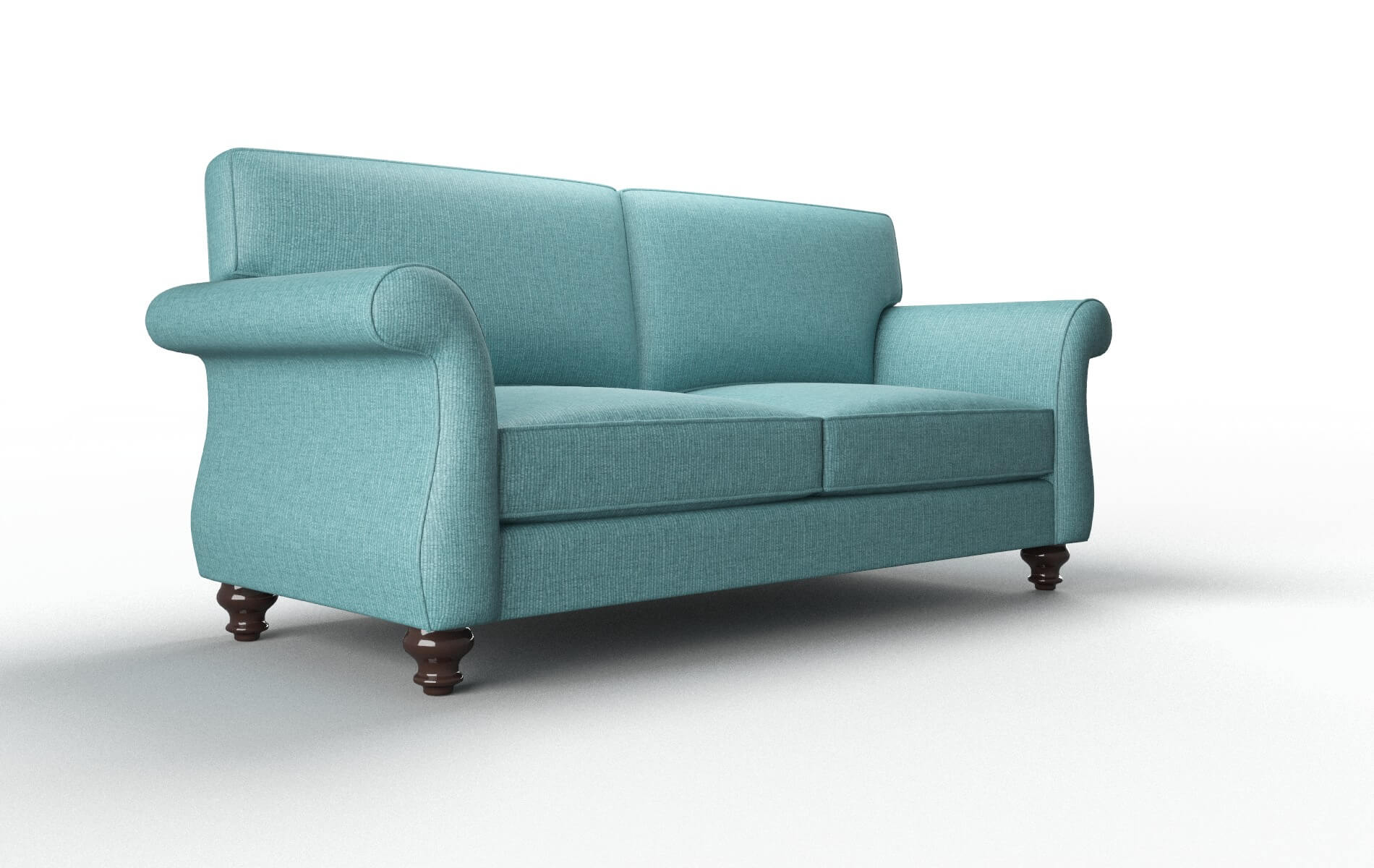 Pisa Hepburn_hrp Emerald Sofa espresso legs 2