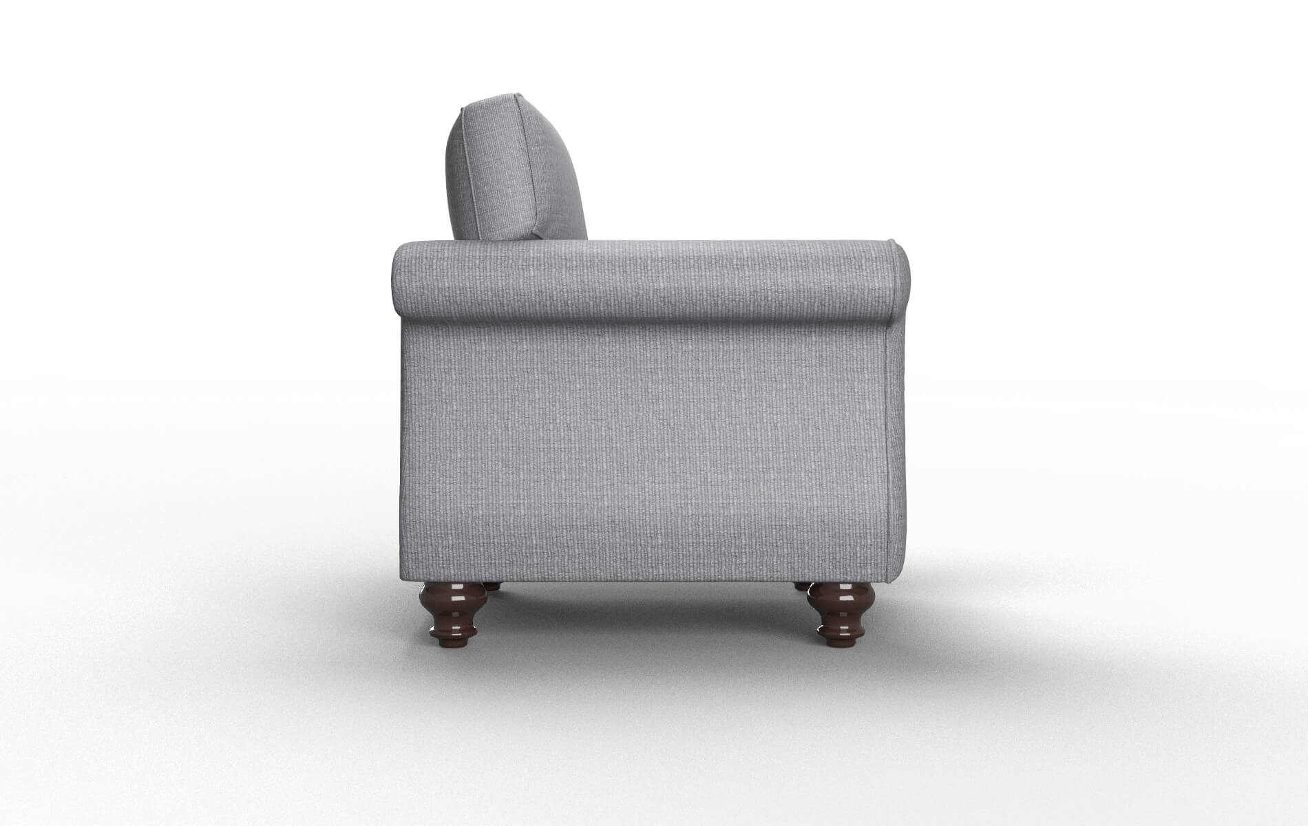 Pisa Insight Denim Chair espresso legs 3