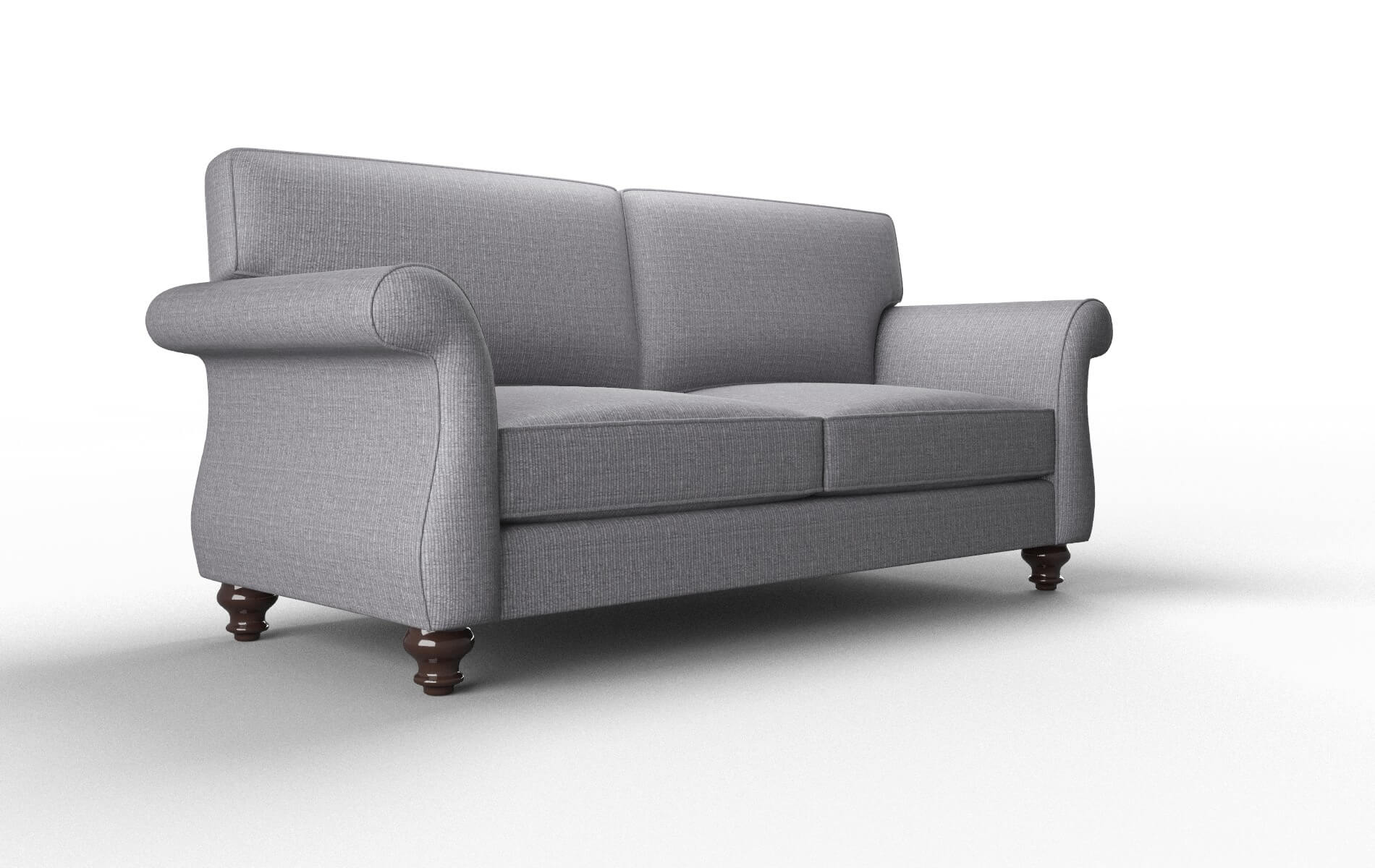 Pisa Insight Denim Sofa espresso legs 2