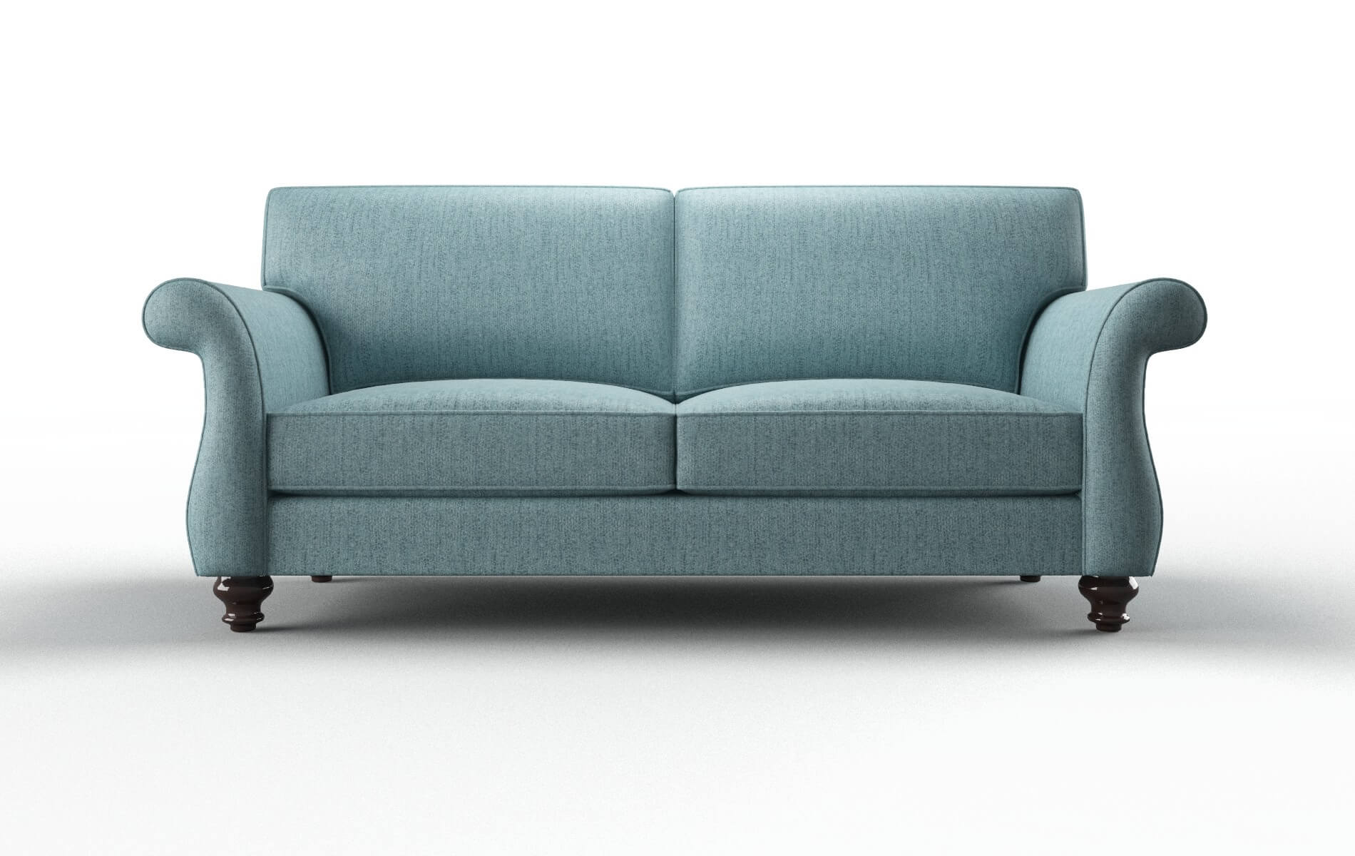 Pisa Insight Peacock Sofa espresso legs 1