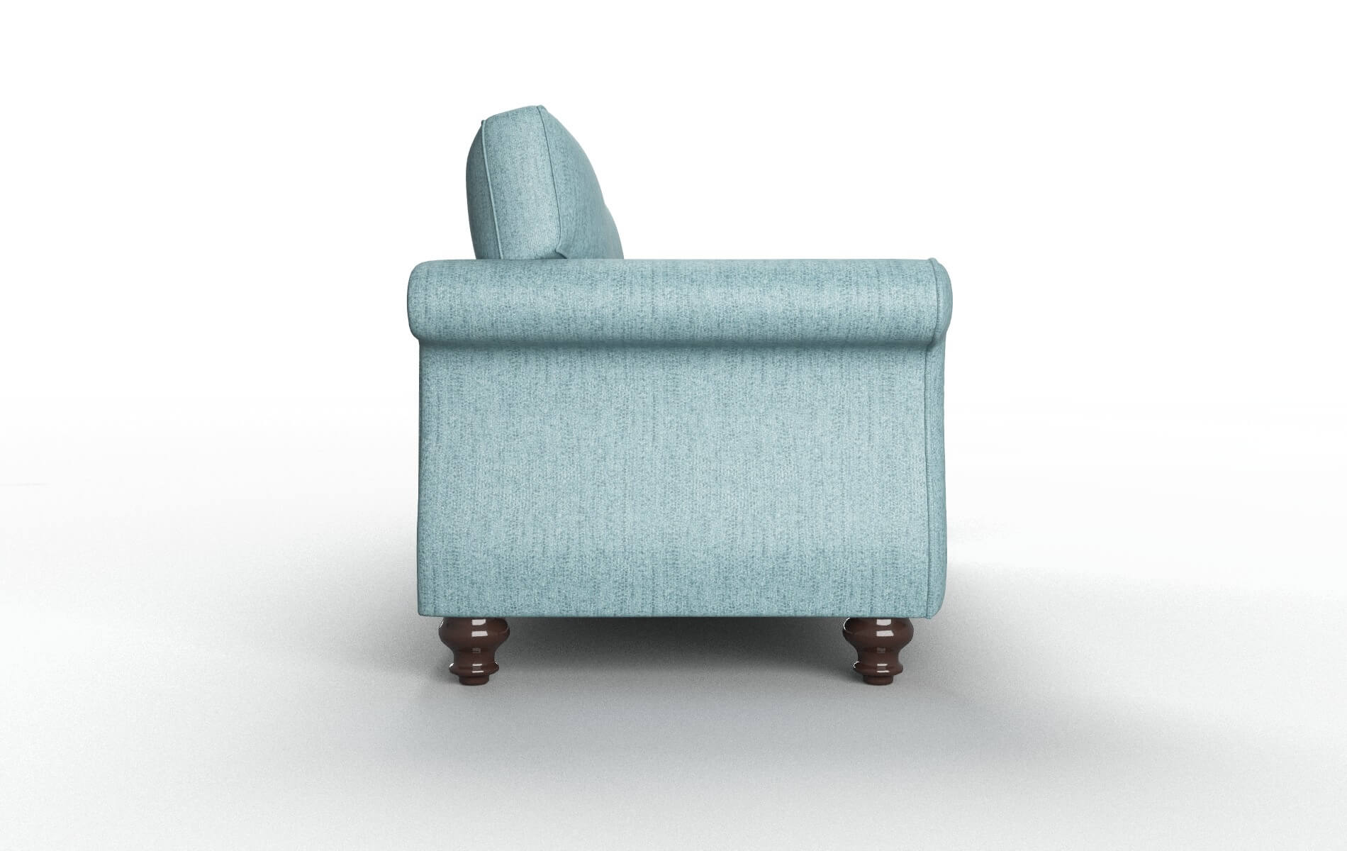 Pisa Insight Peacock Sofa espresso legs 3