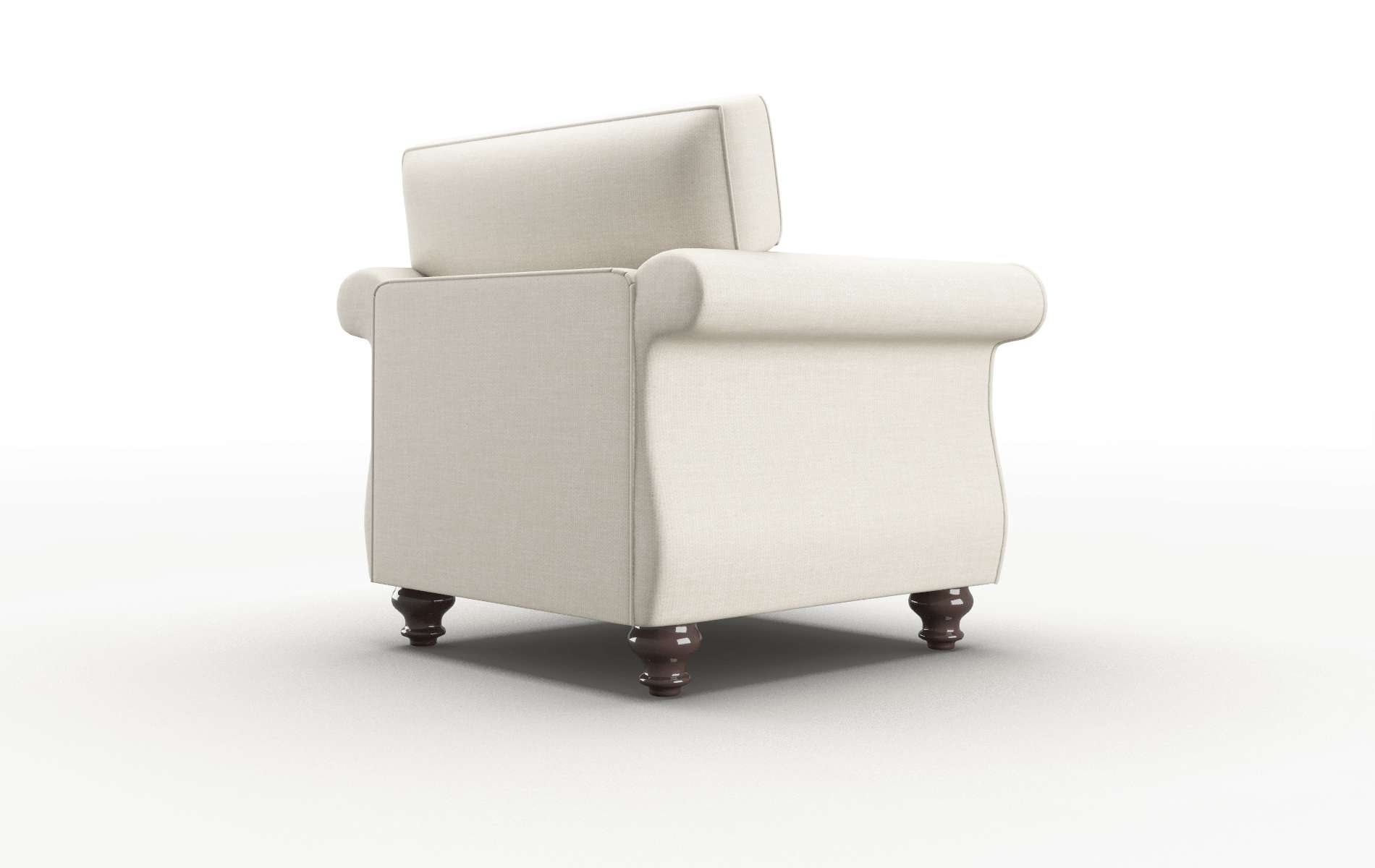 Pisa Keylargo Almond Chair espresso legs 5