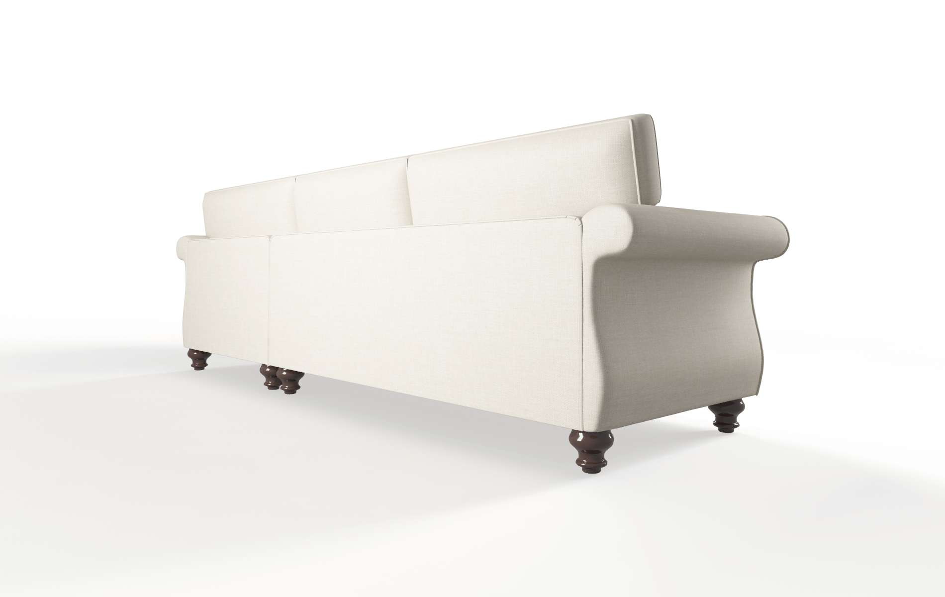 Pisa Keylargo Almond Panel espresso legs 5