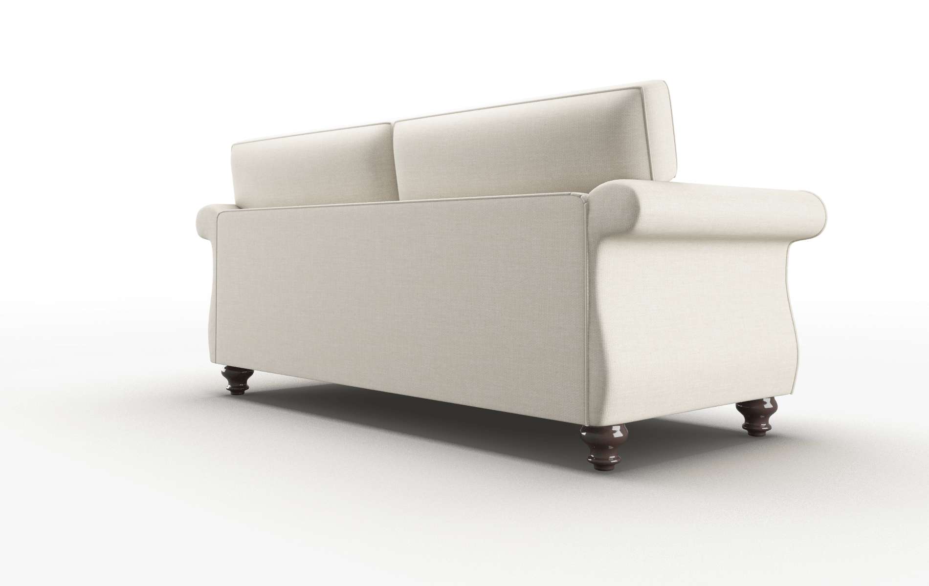 Pisa Keylargo Almond Sofa espresso legs 5