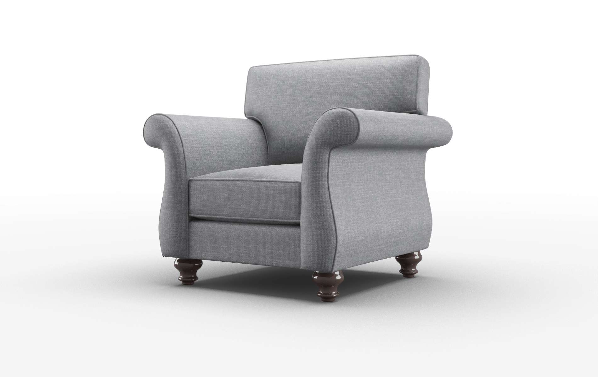 Pisa Keylargo Graphite Chair espresso legs 4