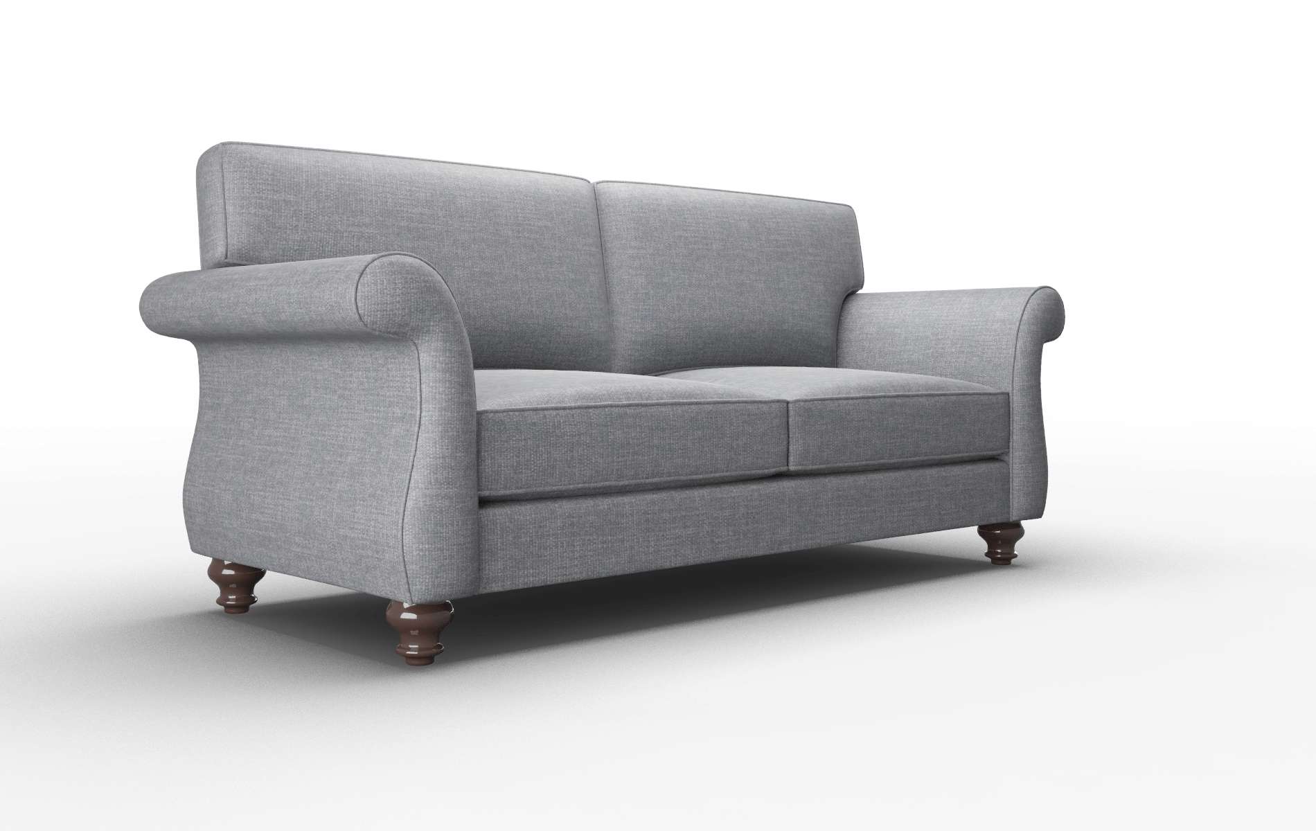 Pisa Keylargo Graphite Sofa espresso legs 2