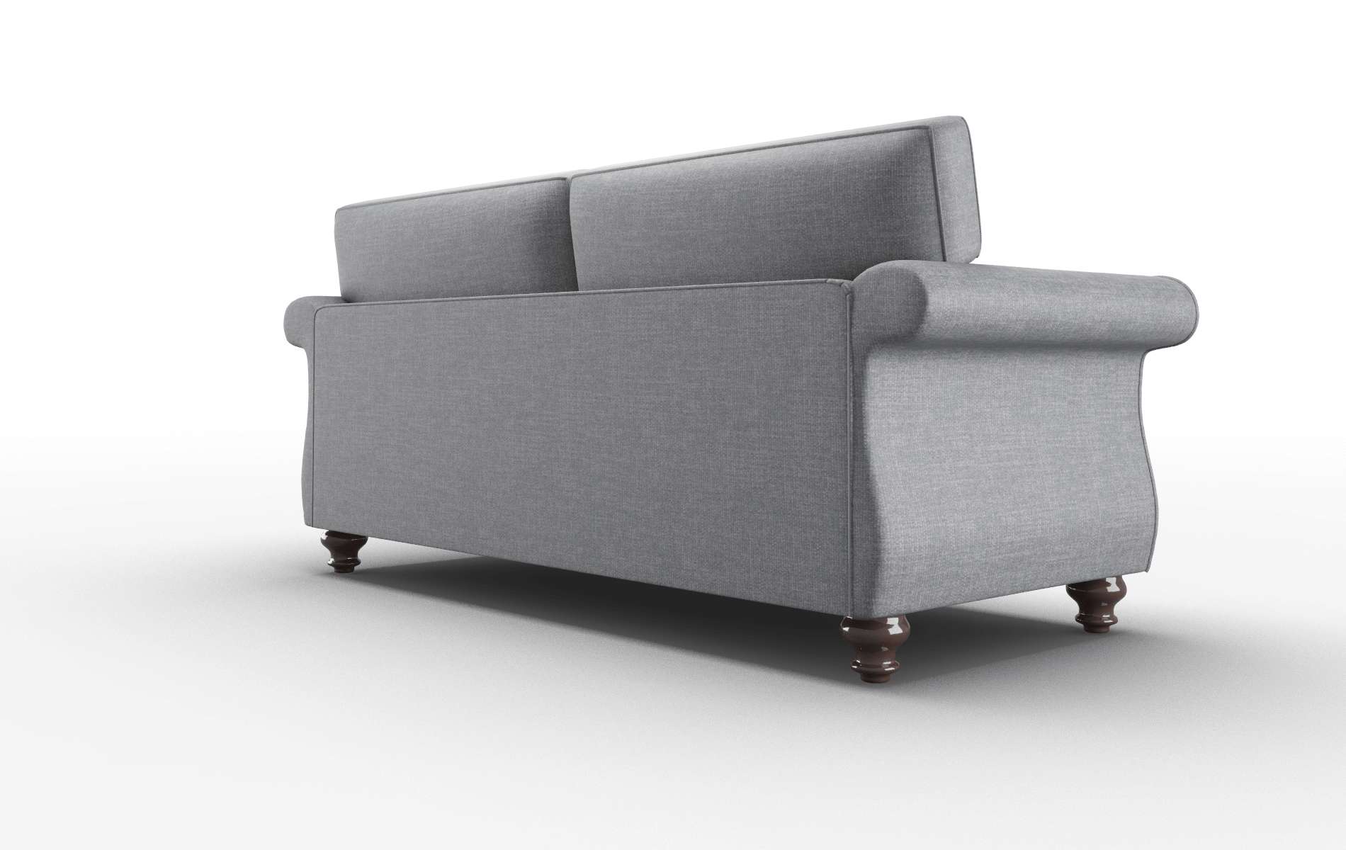 Pisa Keylargo Graphite Sofa espresso legs 5