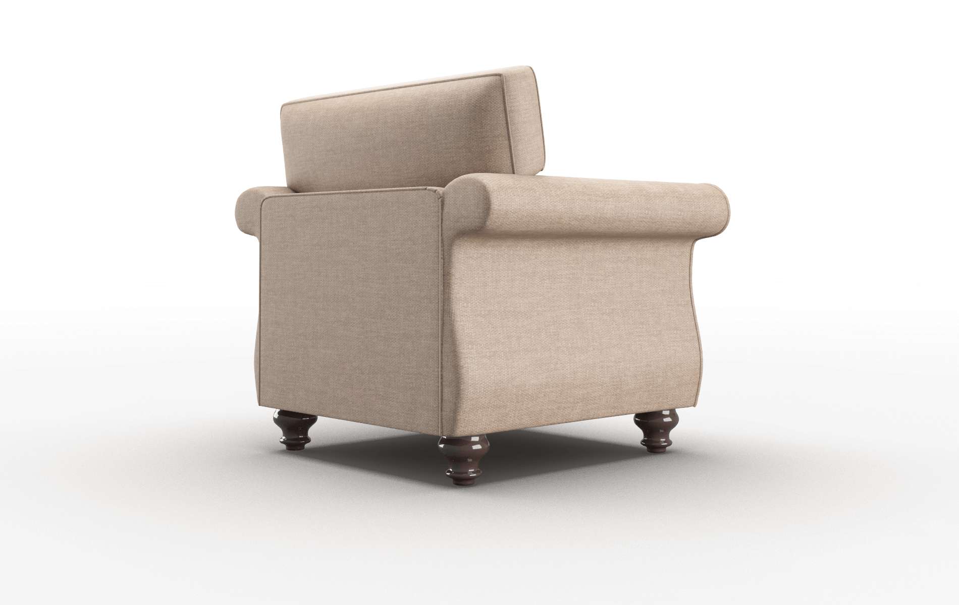 Pisa Keylargo Mink Chair espresso legs 5
