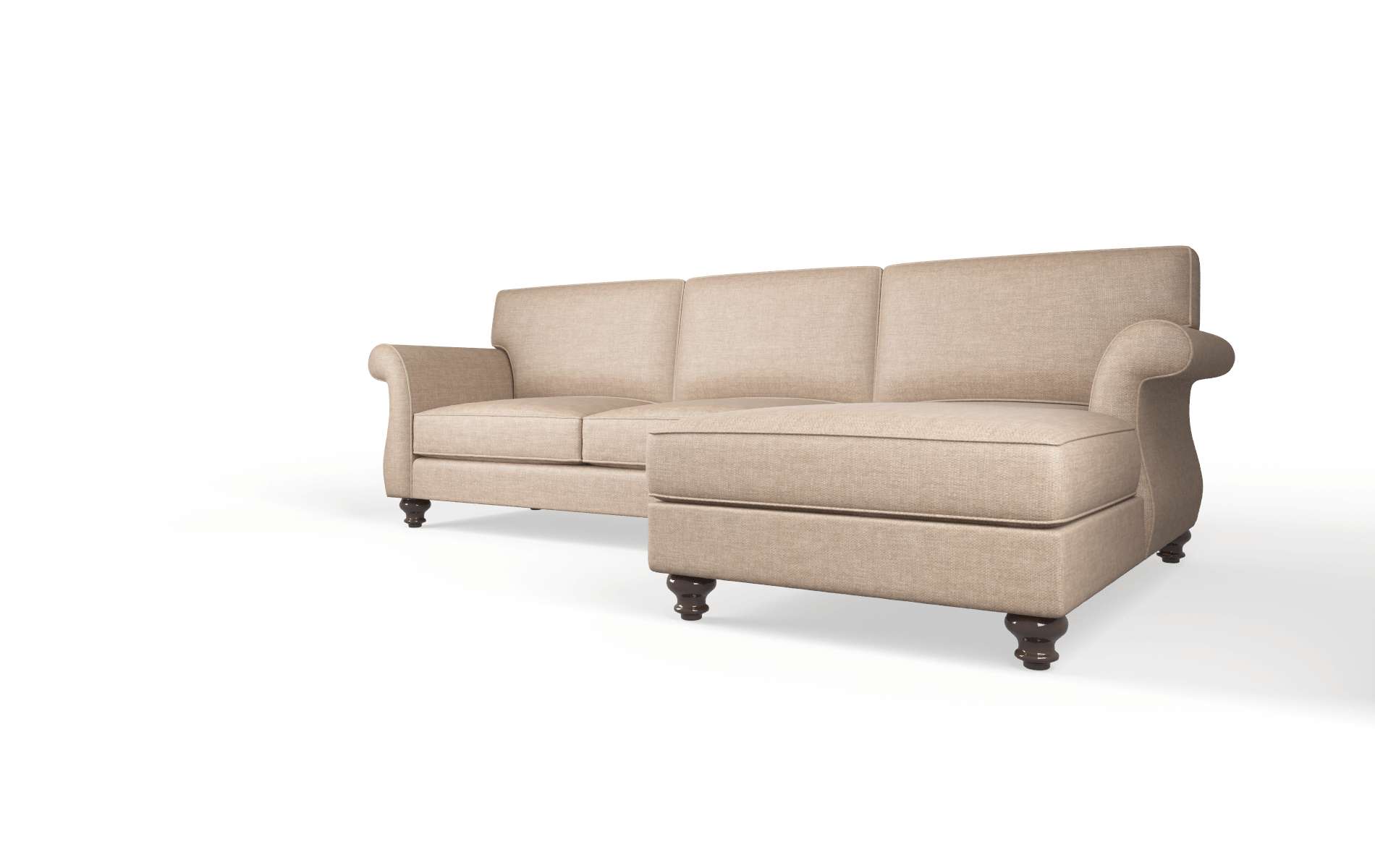 Pisa Keylargo Mink Panel espresso legs 4