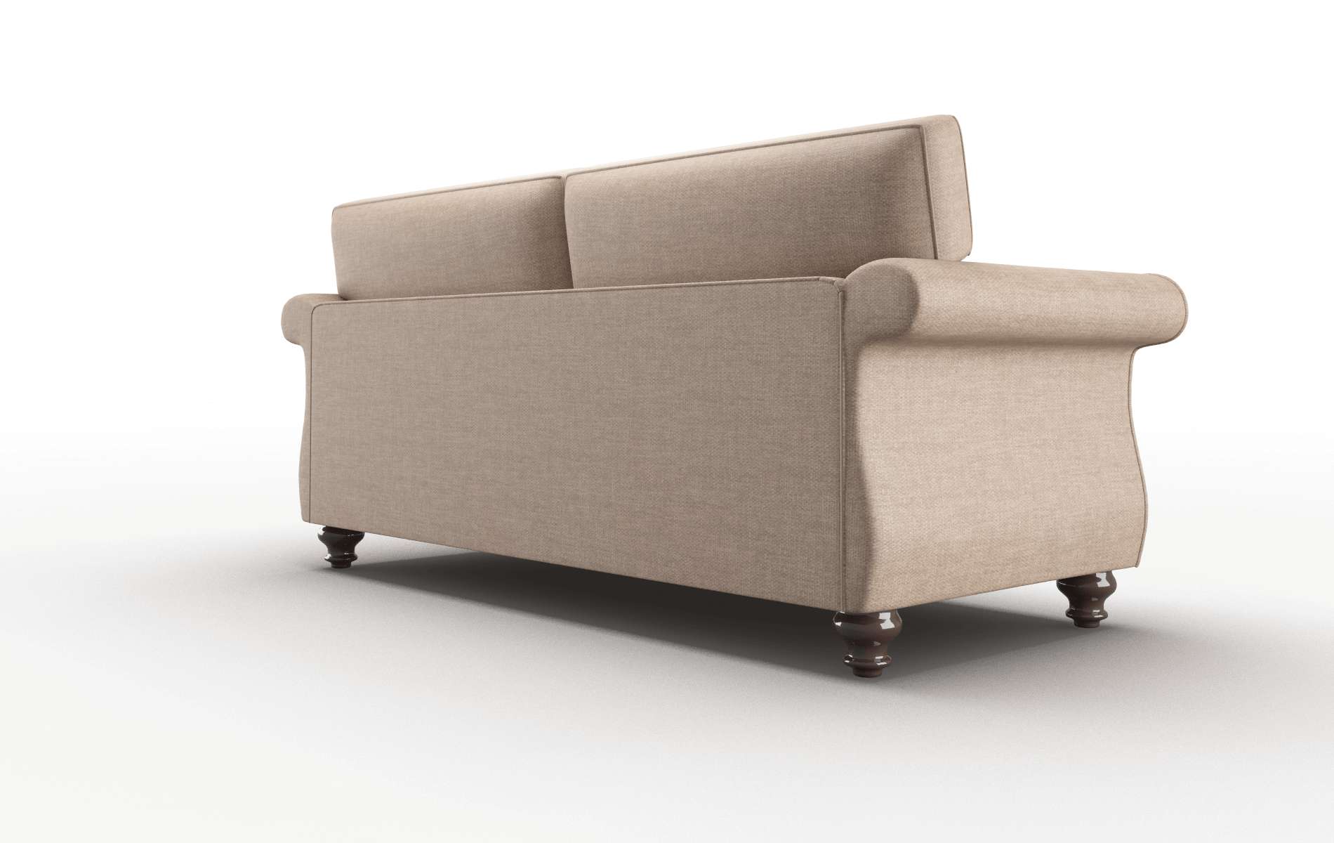 Pisa Keylargo Mink Sofa espresso legs 5
