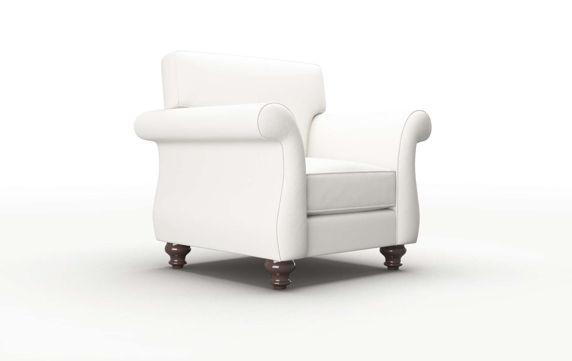 Pisa Keylargo Oatmeal Chair espresso legs 2