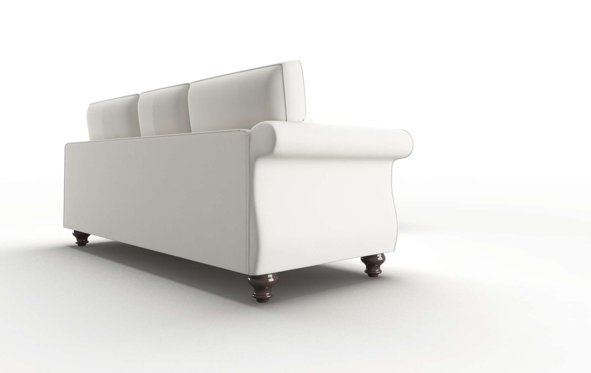 Pisa Keylargo Oatmeal Sectional espresso legs 3