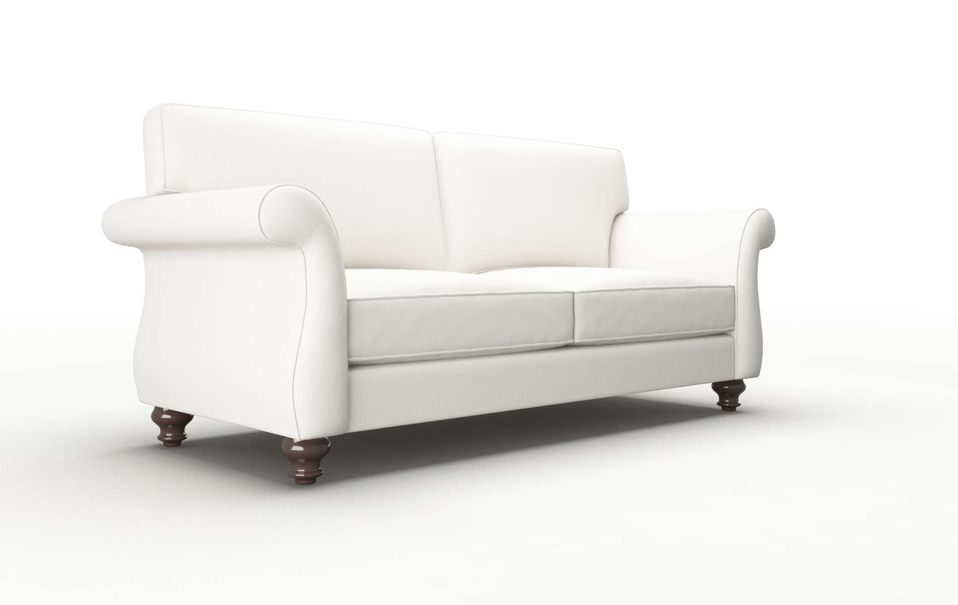 Pisa Keylargo Oatmeal Sofa espresso legs 2