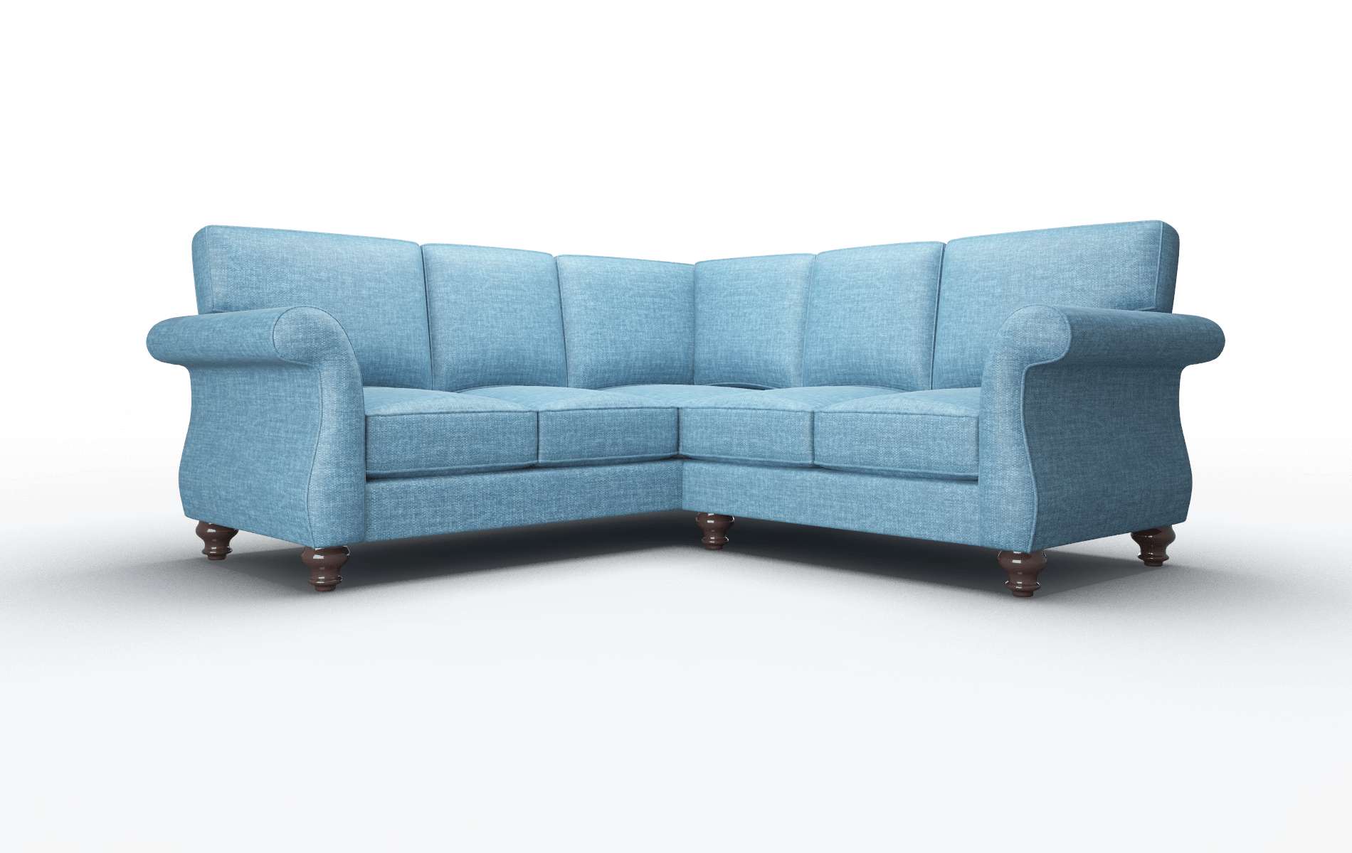 Pisa Keylargo Ocean Sectional espresso legs 1