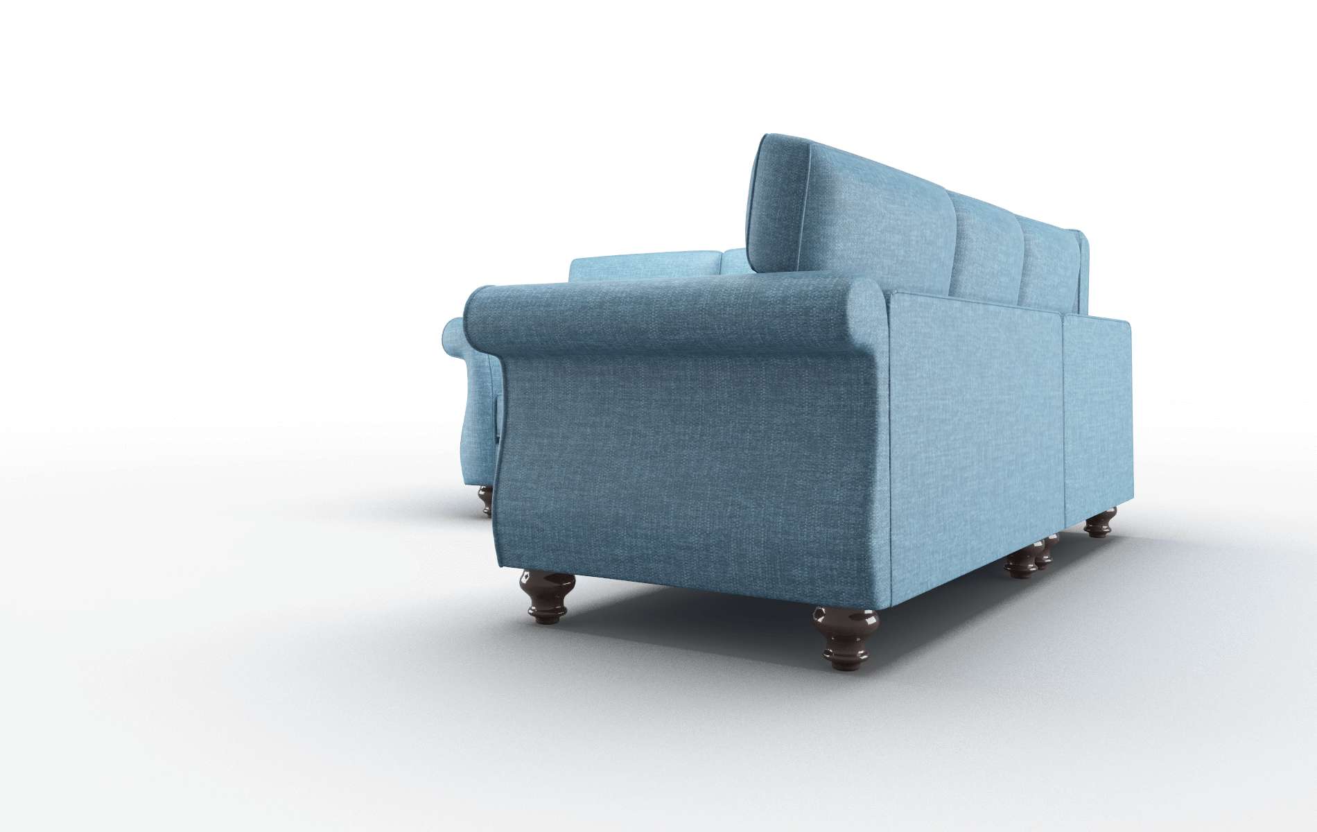 Pisa Keylargo Ocean Sectional espresso legs 4