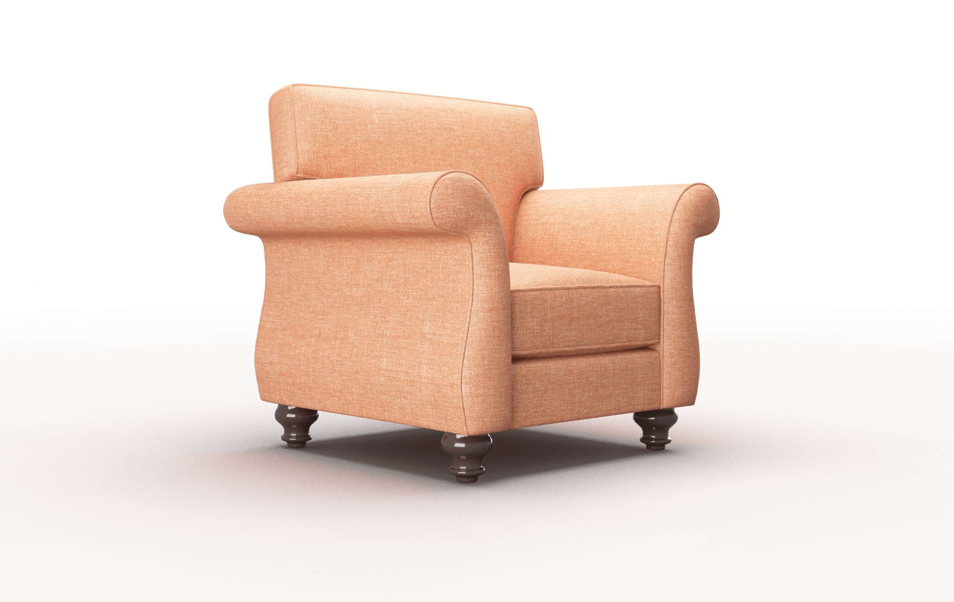 Pisa Keylargo Terracotta Chair espresso legs 2