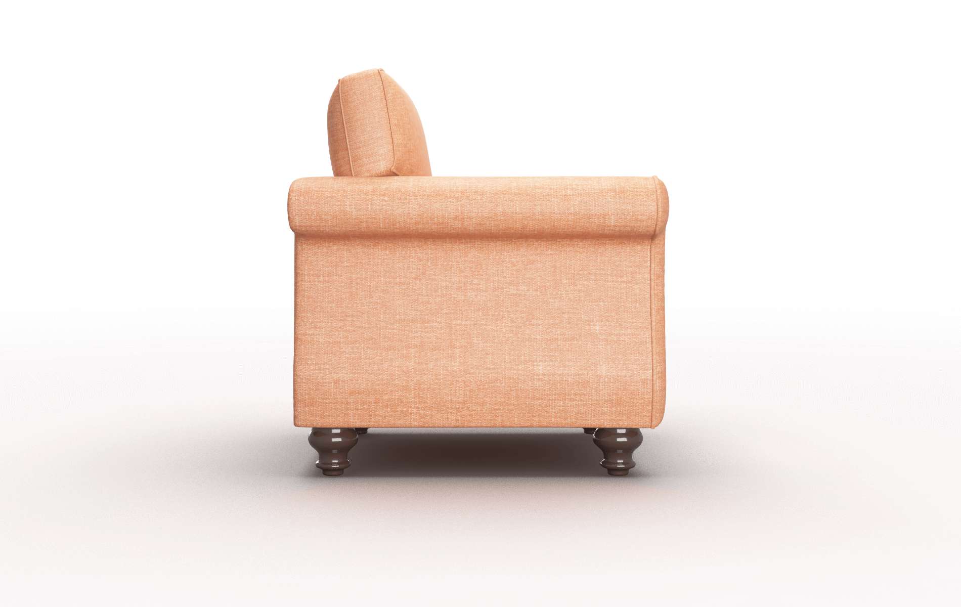 Pisa Keylargo Terracotta Chair espresso legs 3