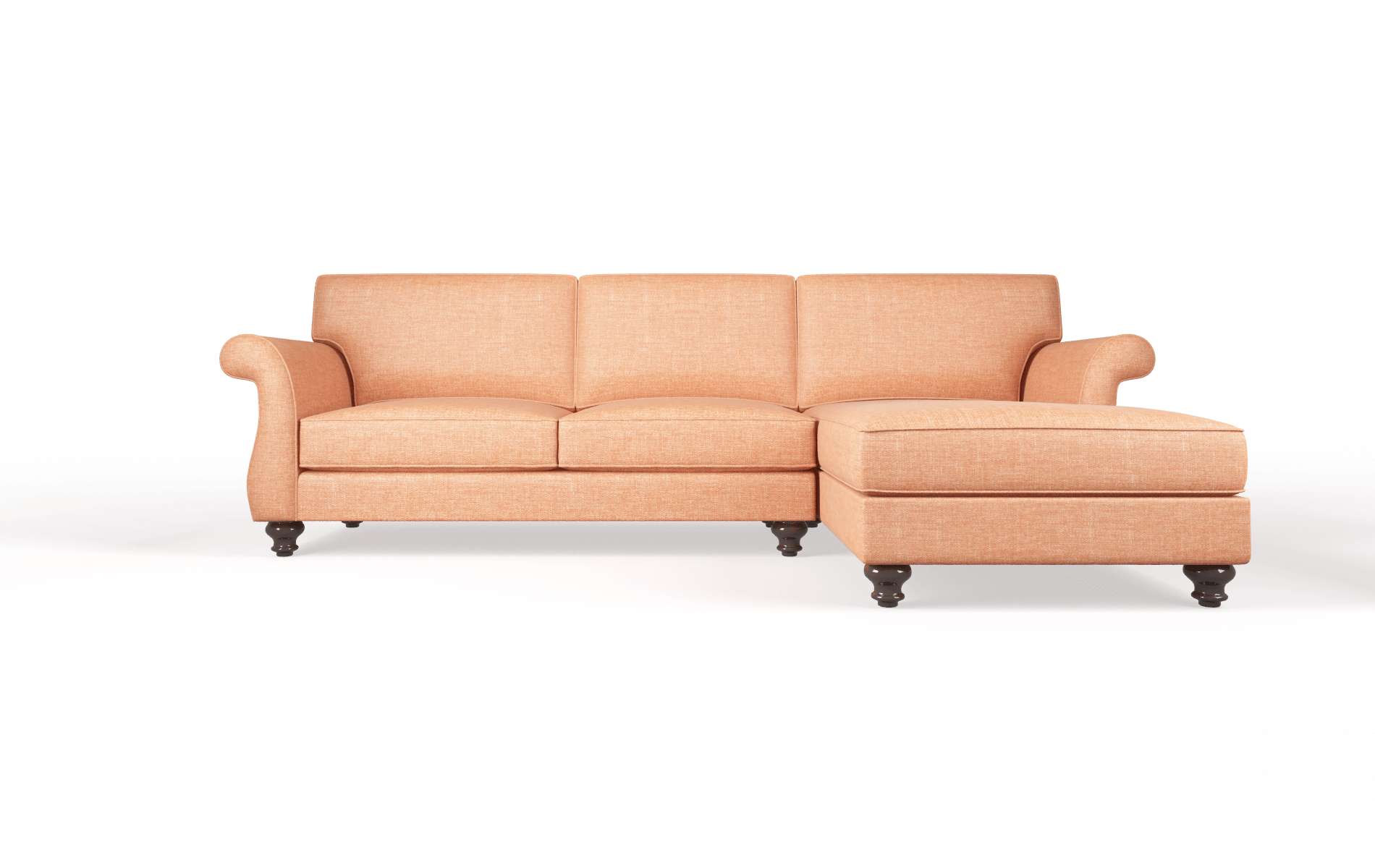 Pisa Keylargo Terracotta Panel espresso legs 1