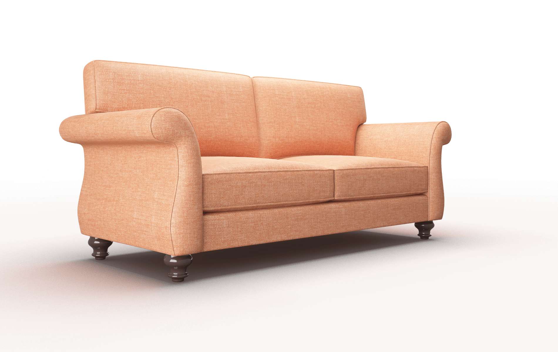 Pisa Keylargo Terracotta Sofa espresso legs 2