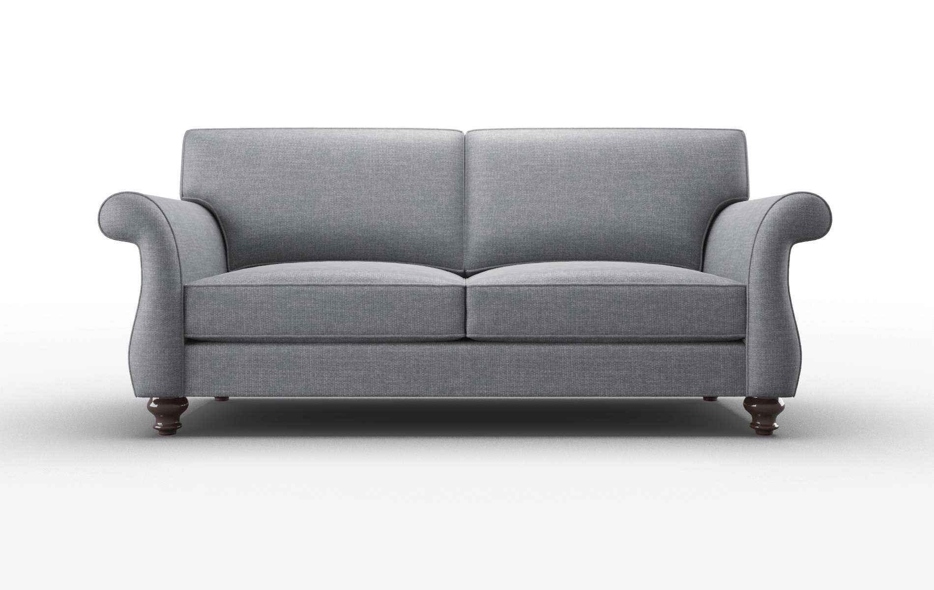 Pisa Lana Onyx Sofa espresso legs 1