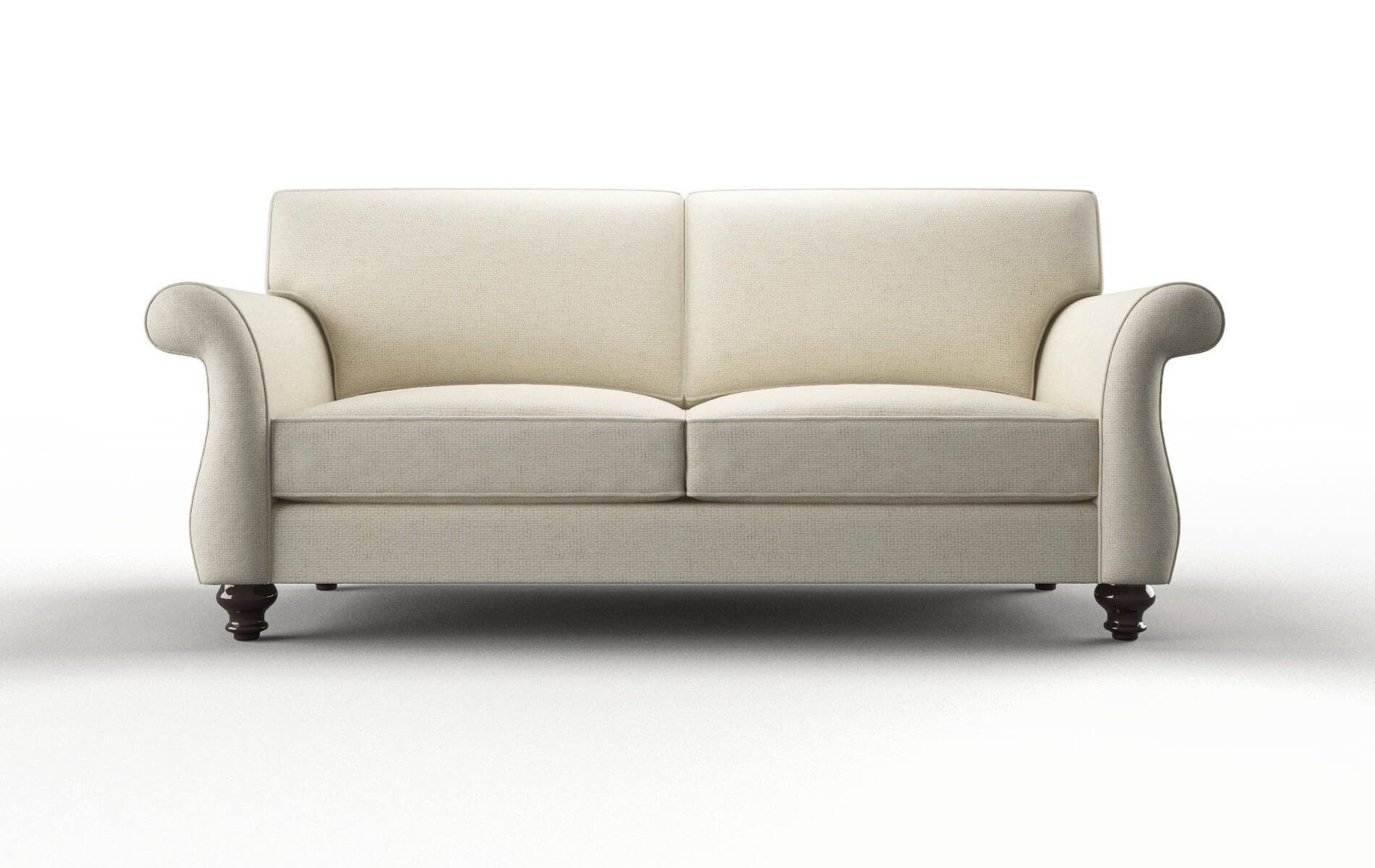 Pisa Lana Sand Sofa espresso legs 1