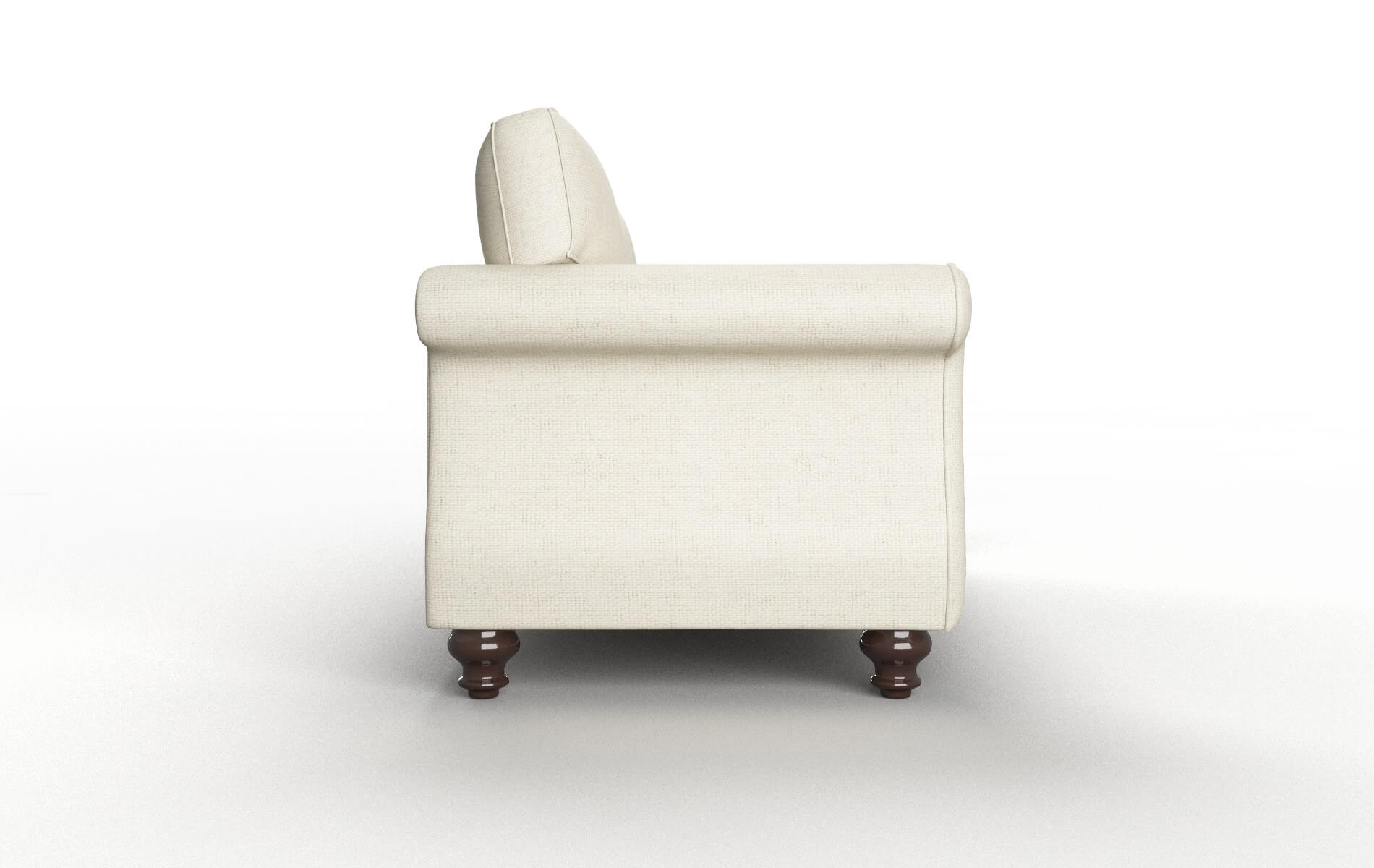 Pisa Lana Sand Sofa espresso legs 3
