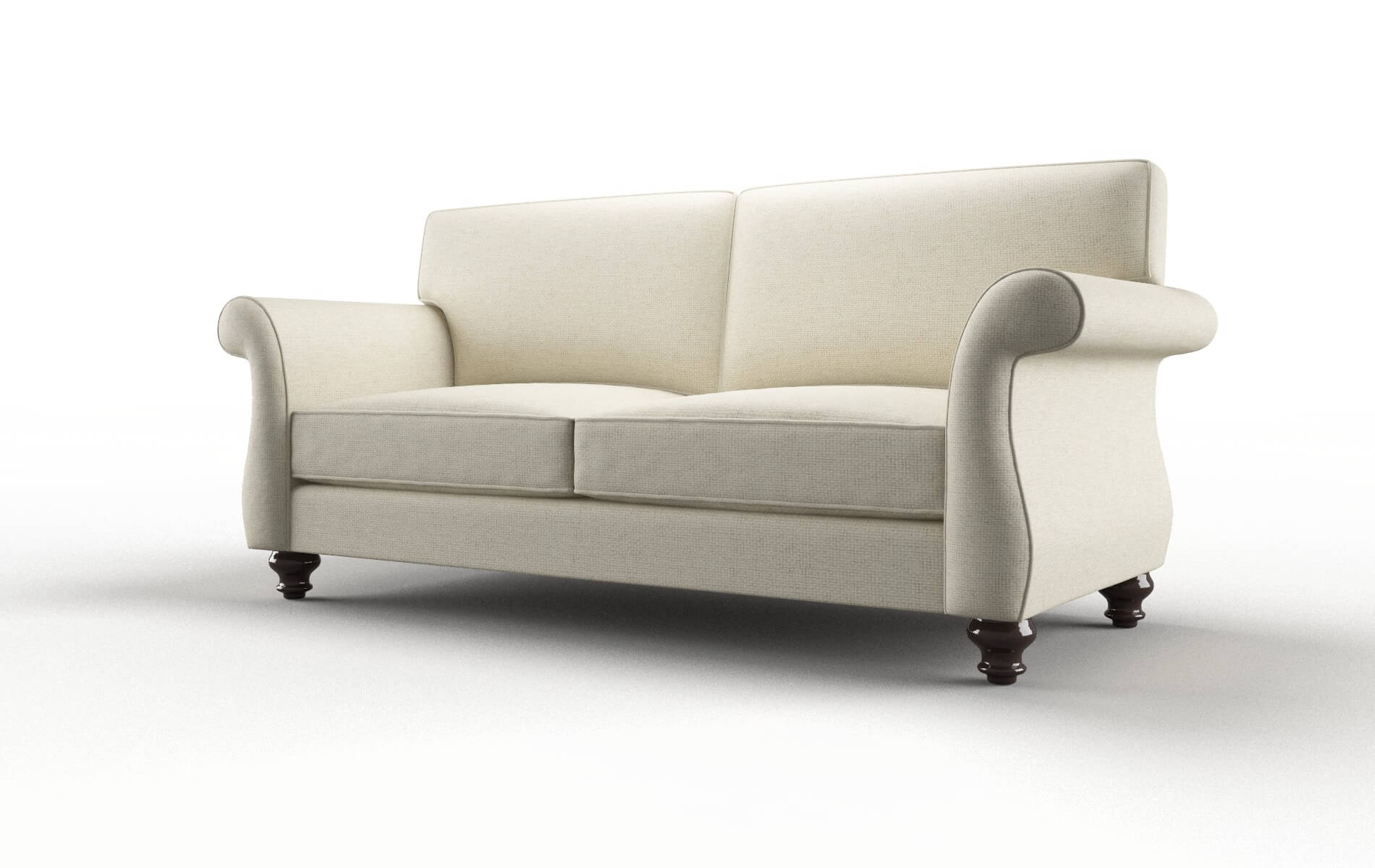 Pisa Lana Sand Sofa espresso legs 4
