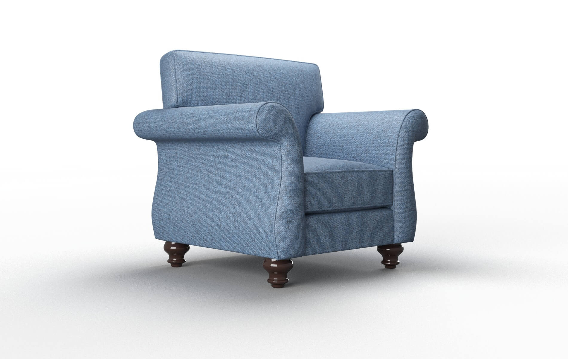 Pisa Leslie Indigo Chair espresso legs 2