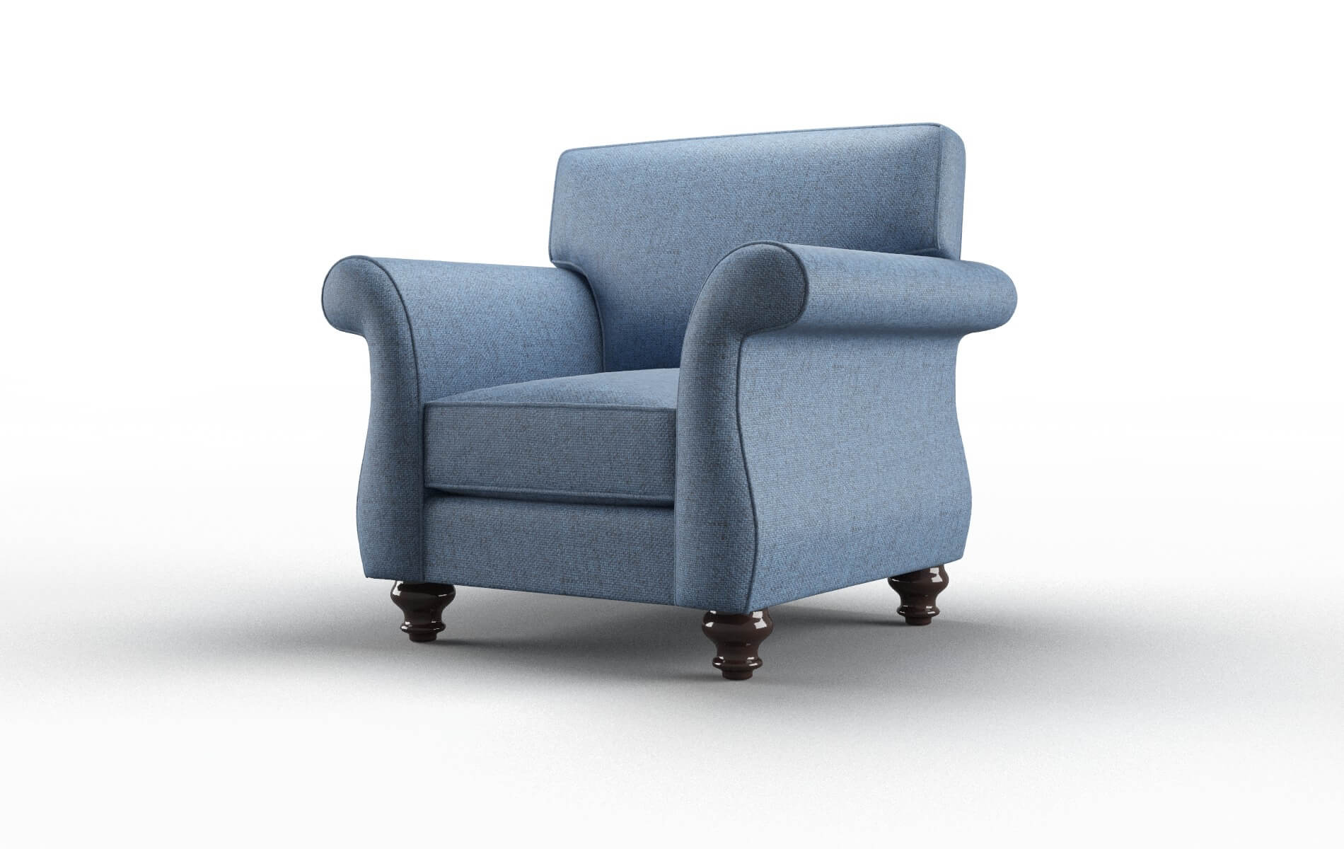 Pisa Leslie Indigo Chair espresso legs 4