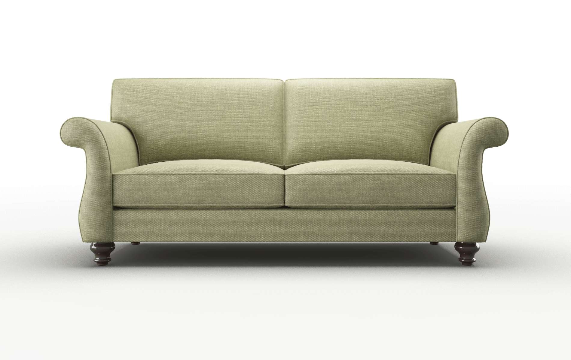 Pisa Leslie lawn Sofa Espresso Legs  1