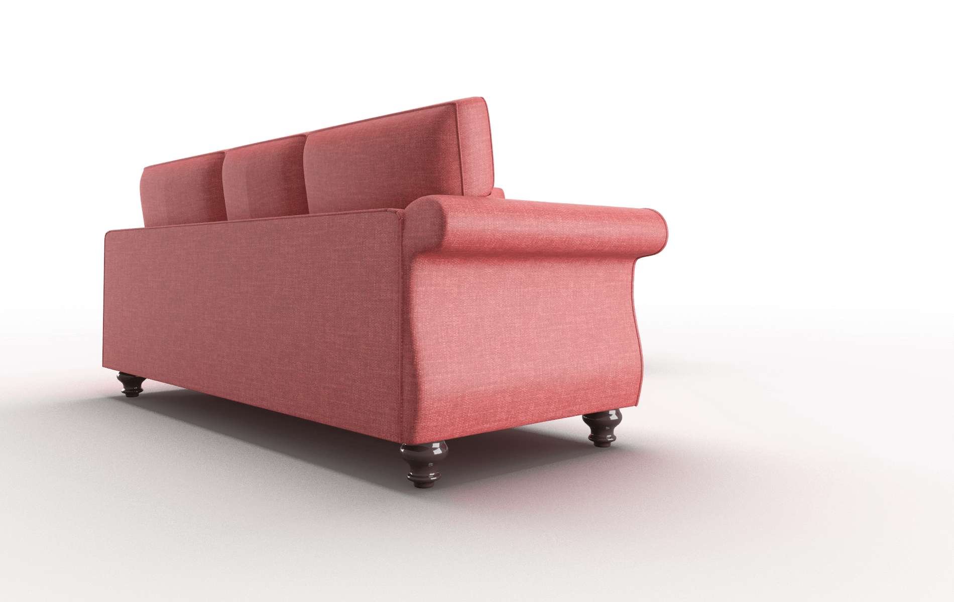 Pisa Leslie Poppy Sectional espresso legs 3