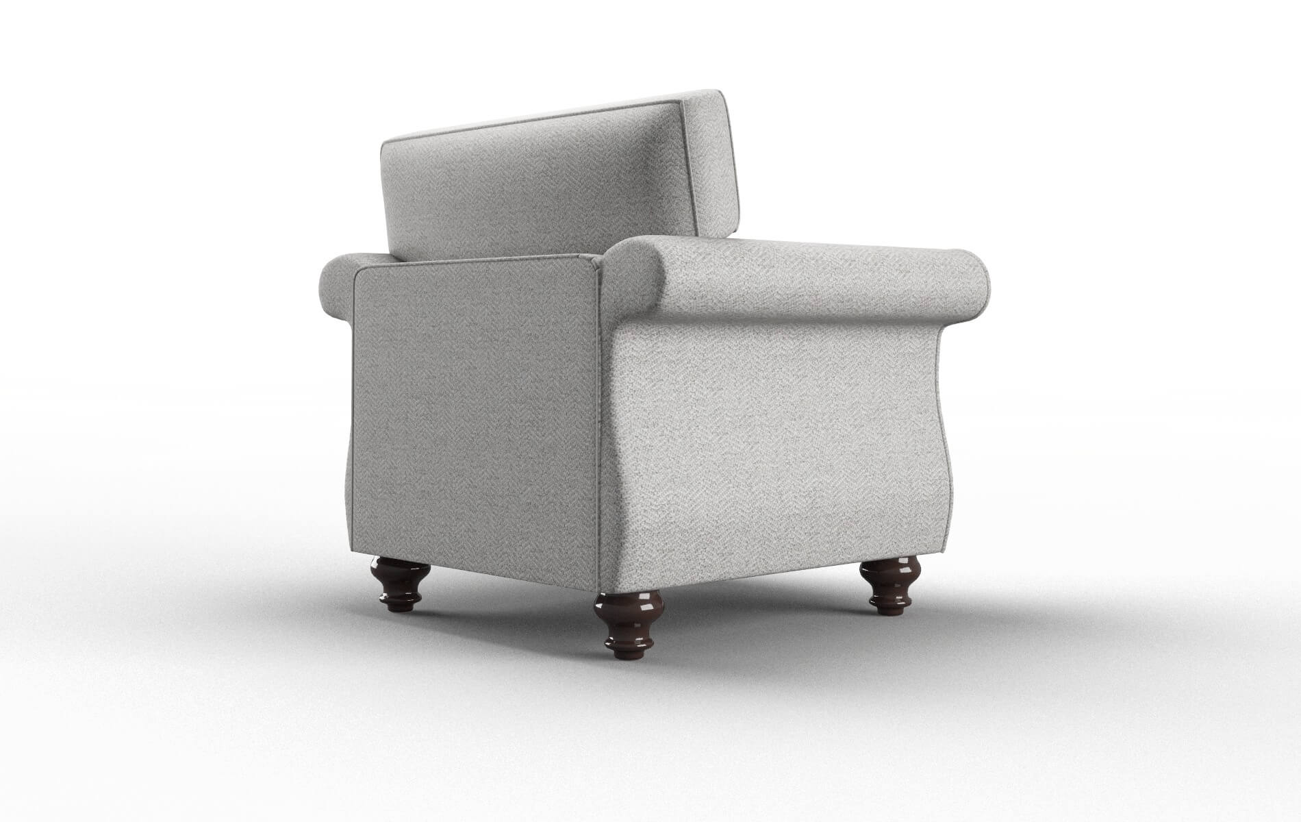 Pisa Malibu Dove Chair espresso legs 5