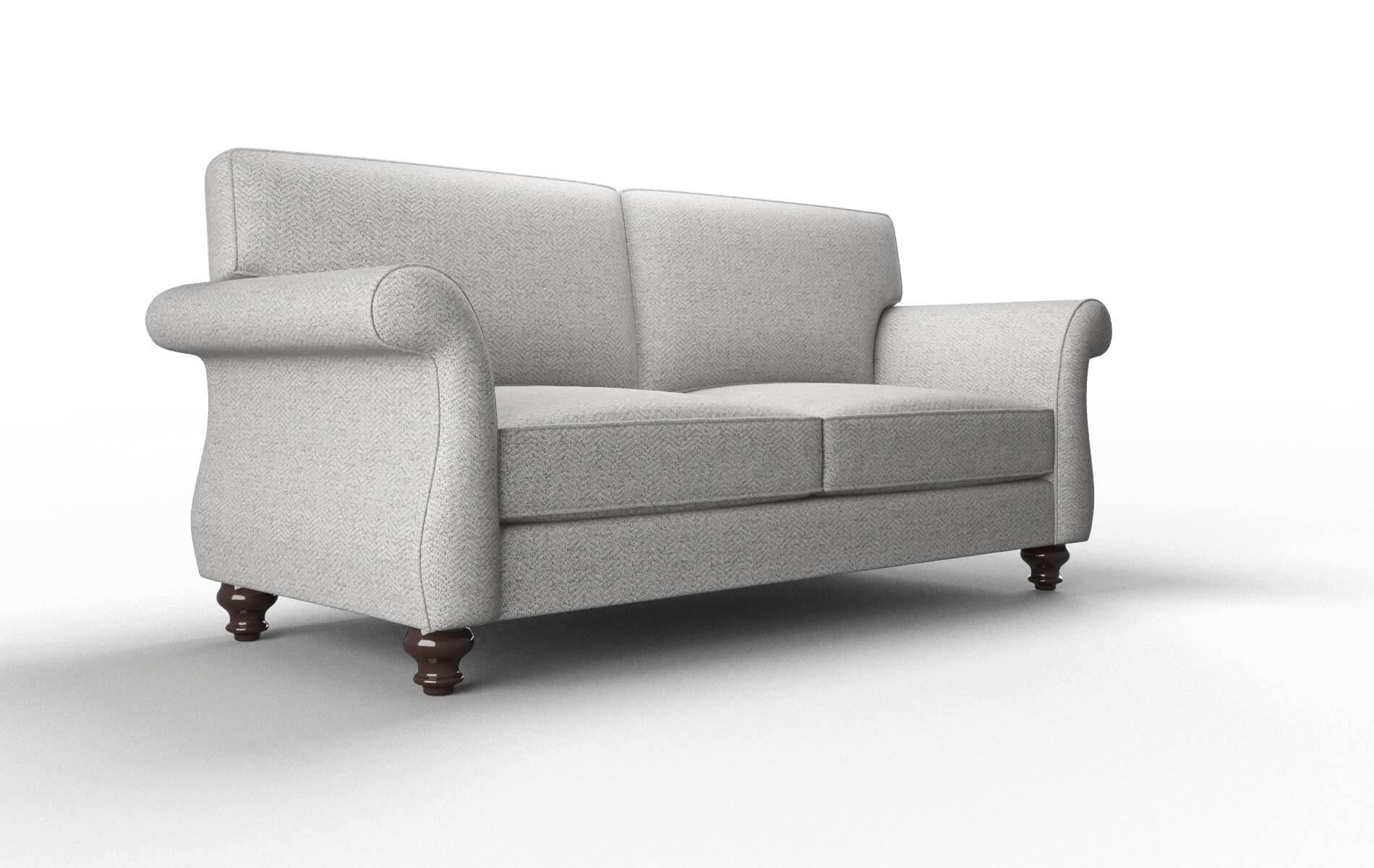 Pisa Malibu Dove Sofa espresso legs 2