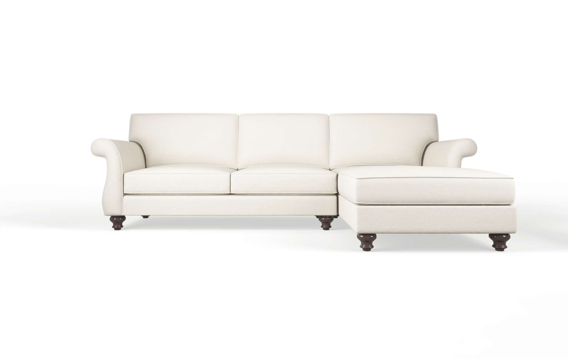 Pisa Malibu linen Panel Espresso Legs  1