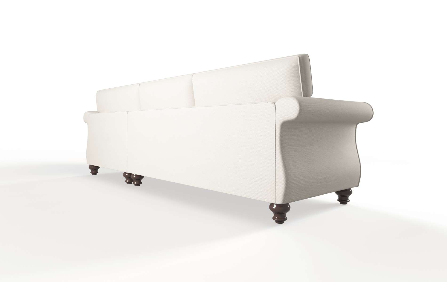 Pisa Malibu Linen Panel espresso legs 5